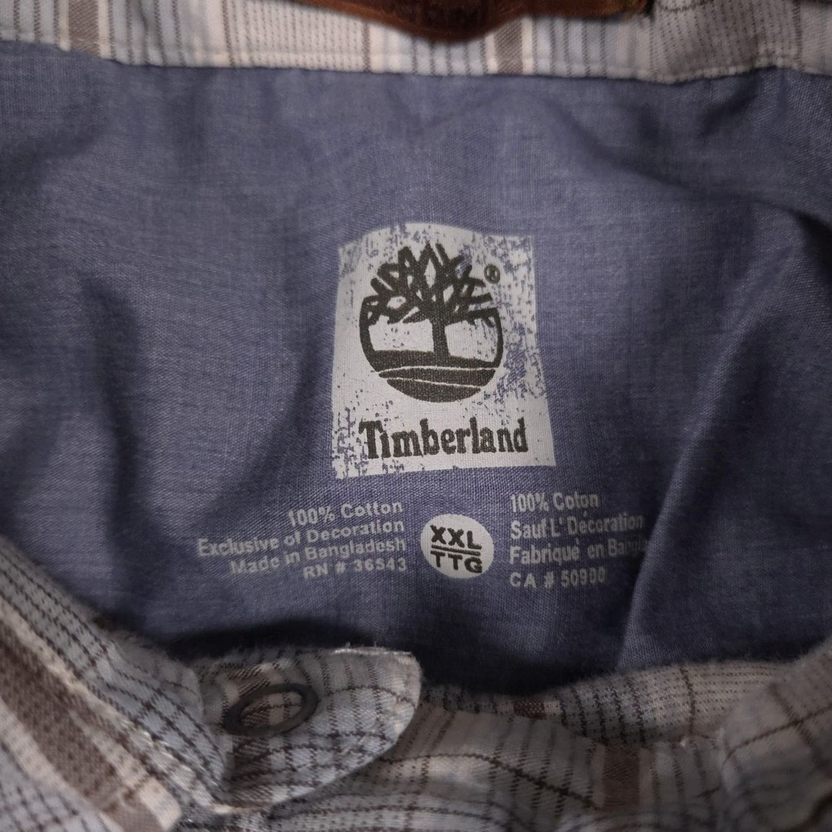 Timberland Timberland Shirt Mens 2XL XXL Blue Brown Plaid Button Up Long Sleeve Outdoor Size US XXL / EU 58 / 5 - 7 Thumbnail