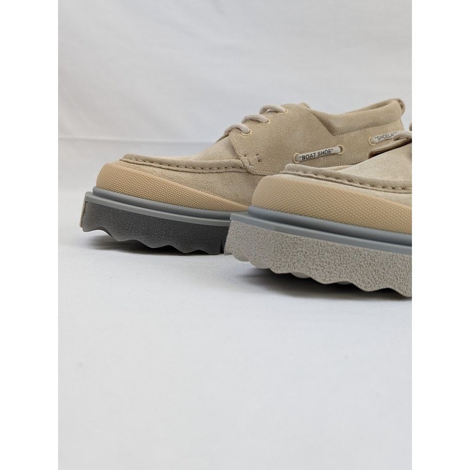 Off-White o1rshd1 Sponge Suede Boat Shoes in Beige Size US 11 / EU 44 - 8 Thumbnail