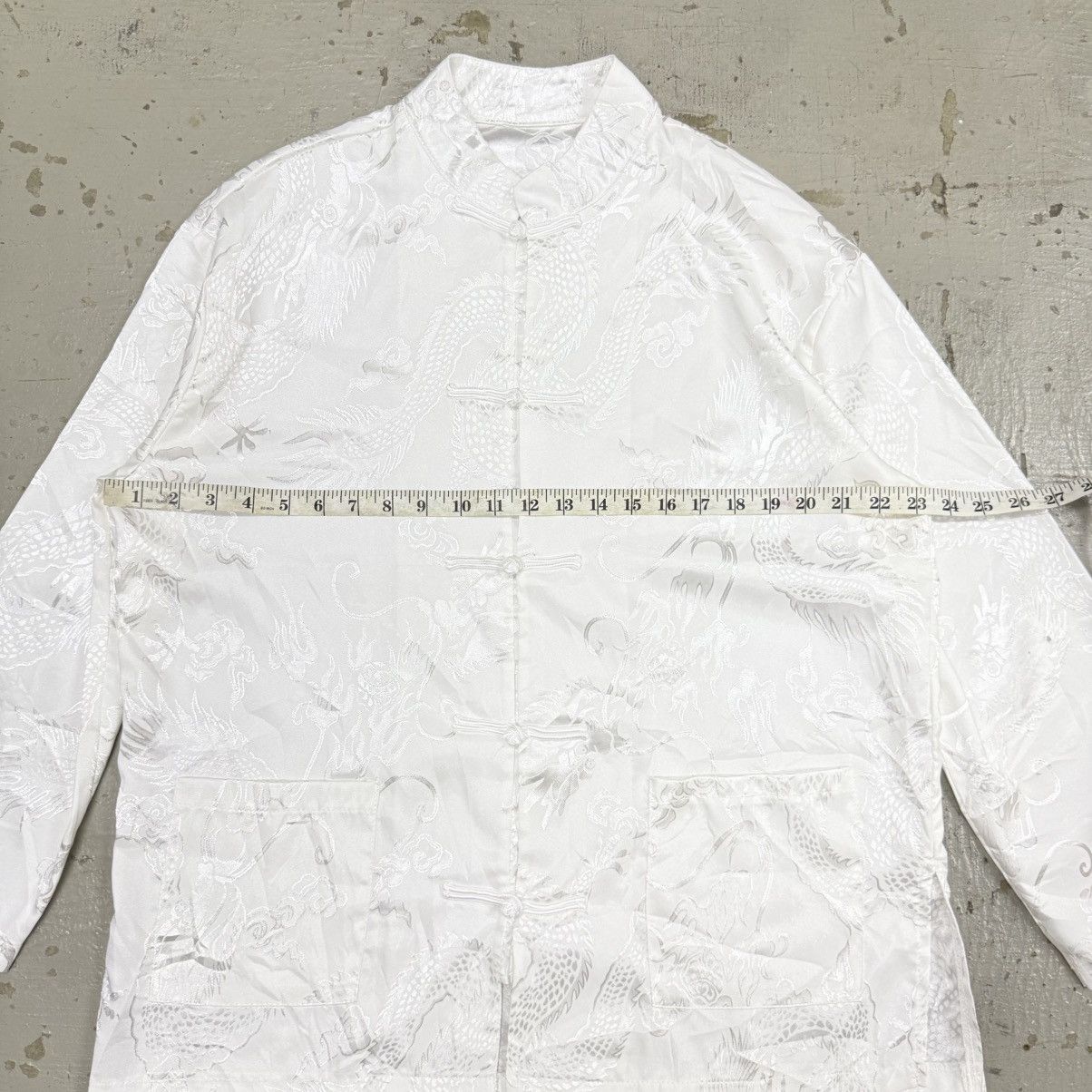 Shanghai Tang Shanghai Tang Style Mandarin Collar Light Shirt Size US L / EU 52-54 / 3 - 4 Thumbnail