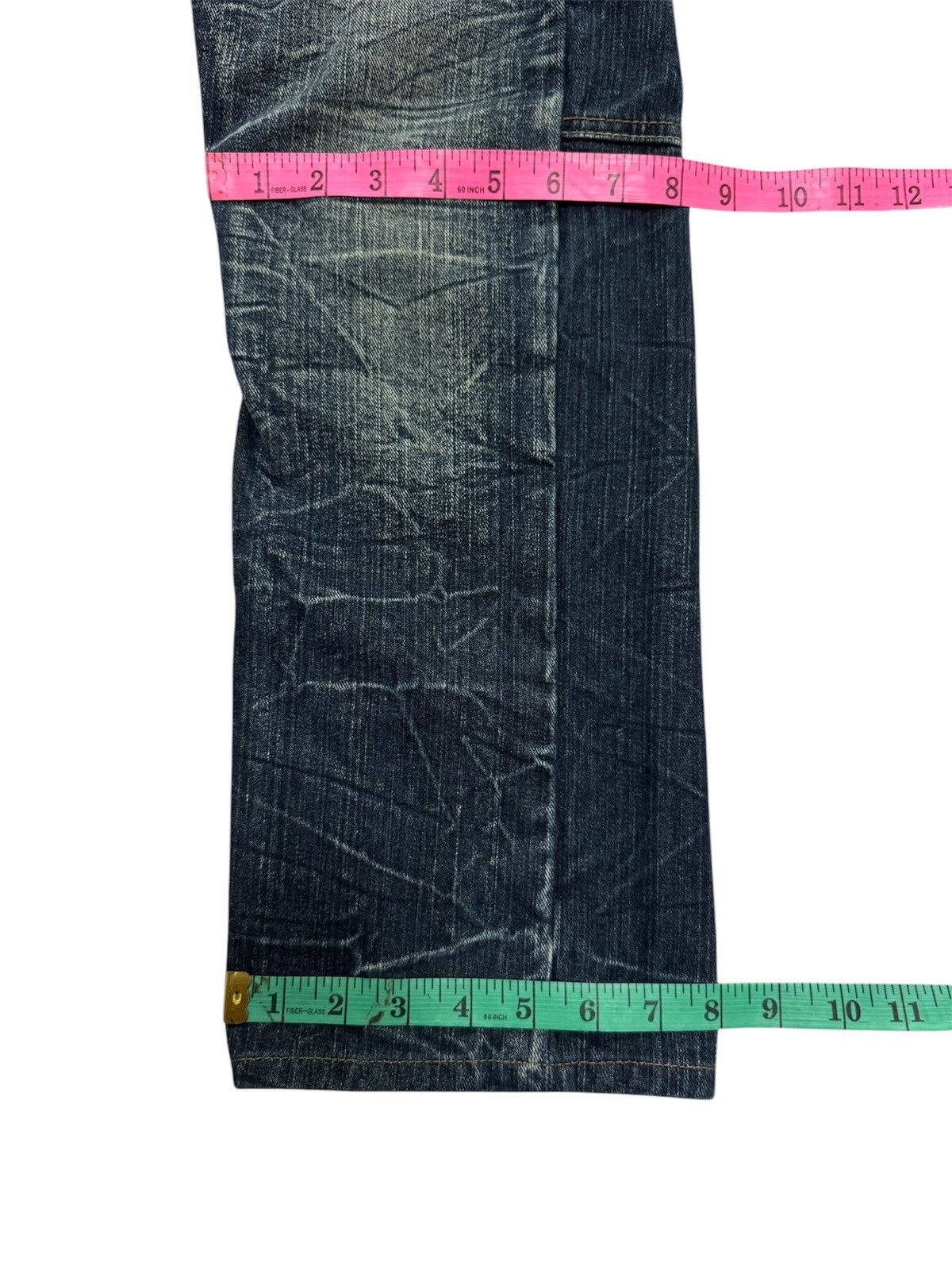 Japanese Brand JAPANESE DESIGN DOMINATE PUNK STYLE CURVED DISTRESSED JEANS Size US 28 / EU 44 - 19 Thumbnail
