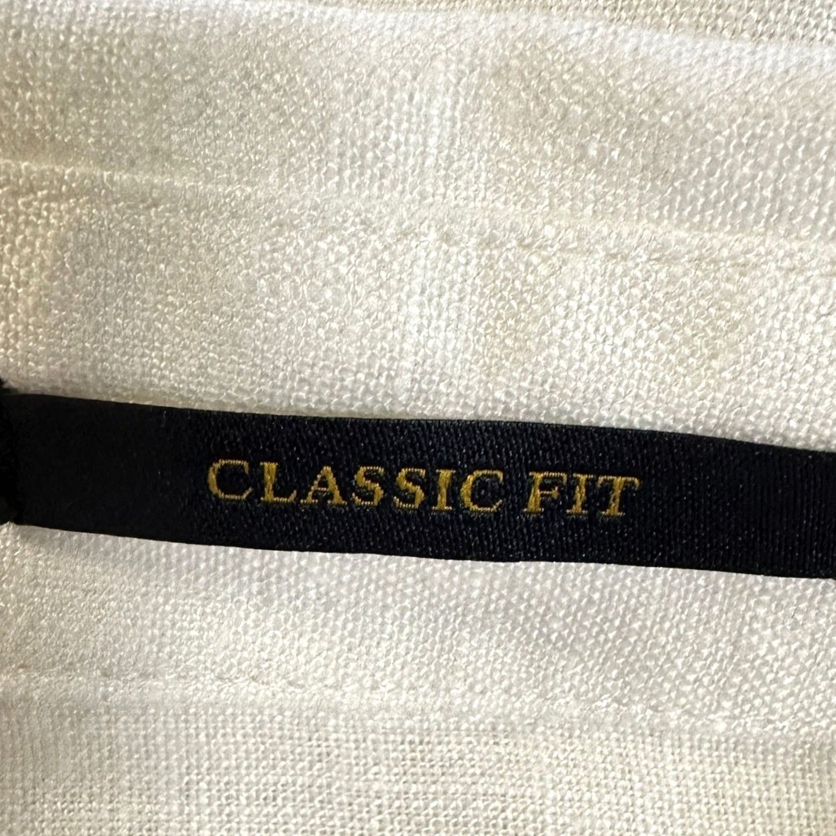 Lucky Brand Lucky Brand Linen Shirt Button Up Mens XL White Classic Fit Pockets Casual Flap Pocket Solid Breathable Easy Care Long Sleeve Collar-Up Shirt Size US XL / EU 56 / 4 - 5 Thumbnail