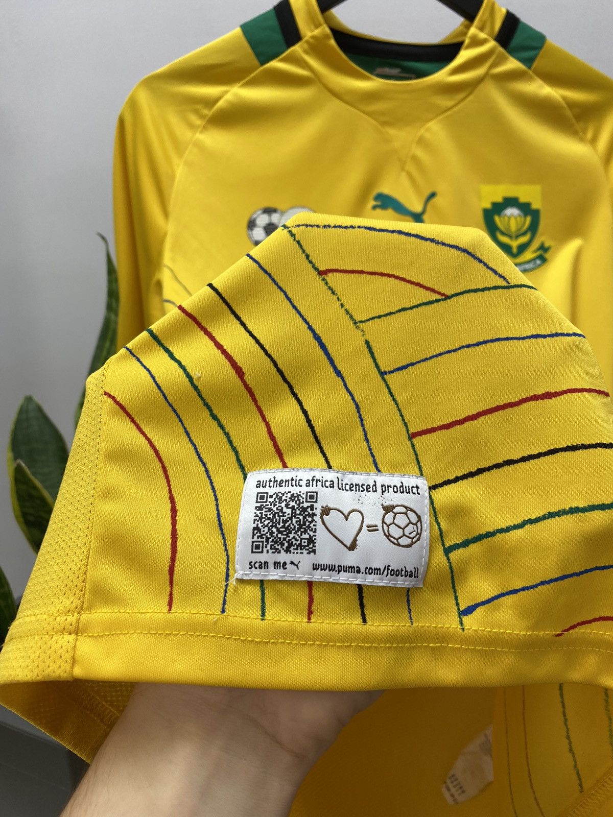 Nike South Africa 2012 2013 Home Jersey Football Soccer Shirt Kit Size US M / EU 48-50 / 2 - 9 Thumbnail