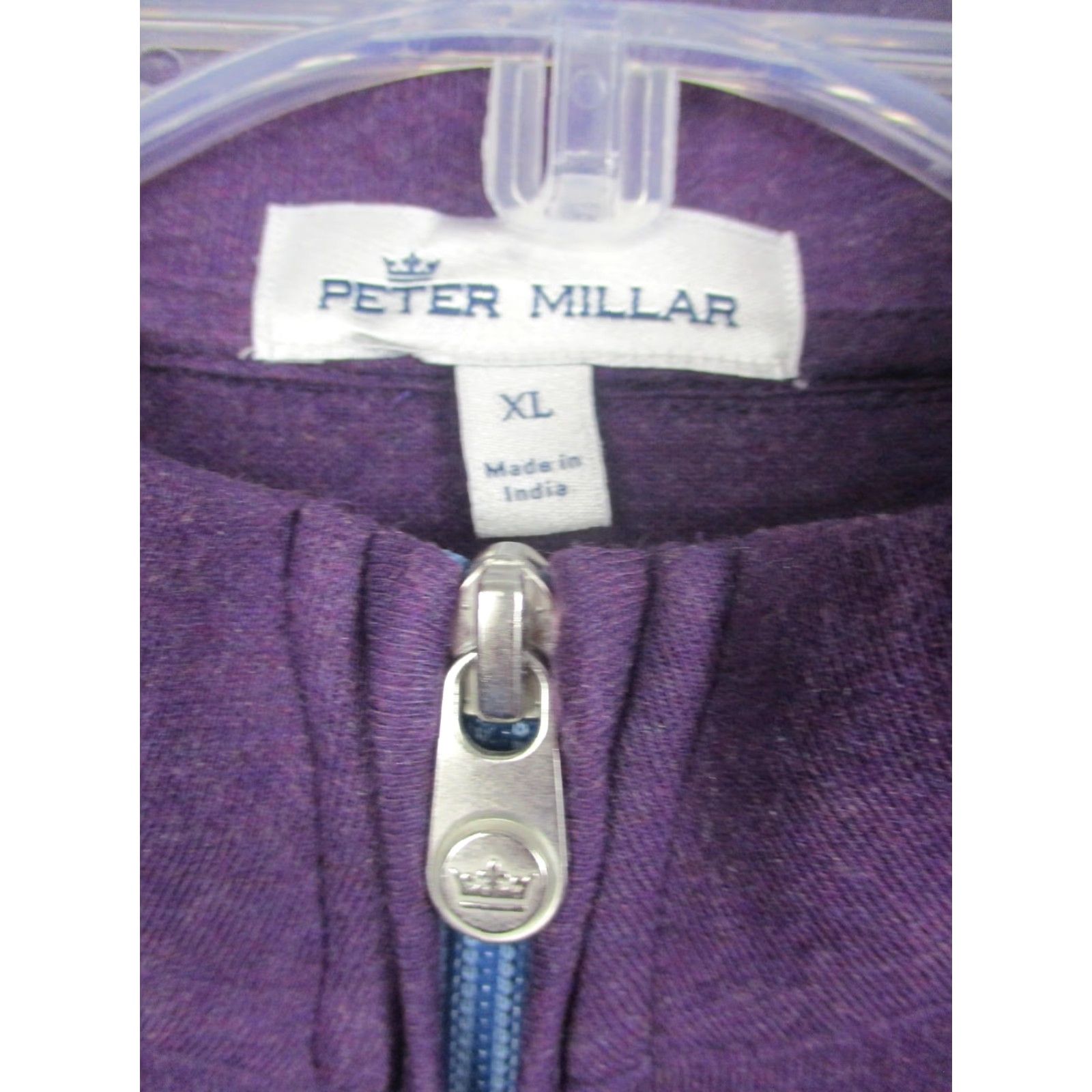 Peter Millar **Peter Millar Mens XL Purple Quarter Zip Pullover Sweater** User: Peter Millar Mens XL Purple Quarter Zip Pullover Sweater Size US XL / EU 56 / 4 - 3 Thumbnail