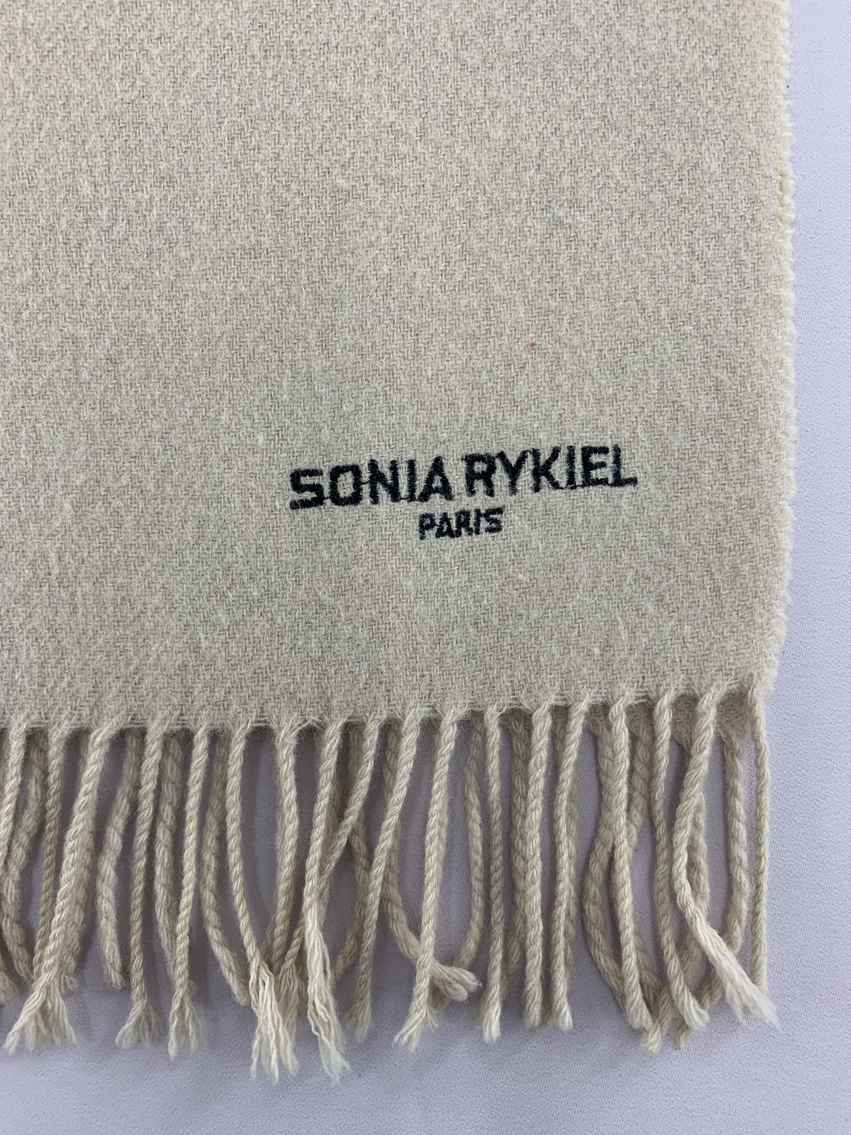 Sonia Rykiel Sonia Rykiel Scarf Wool Muffler Neck Wrap BL4268 Size ONE SIZE - 4 Thumbnail