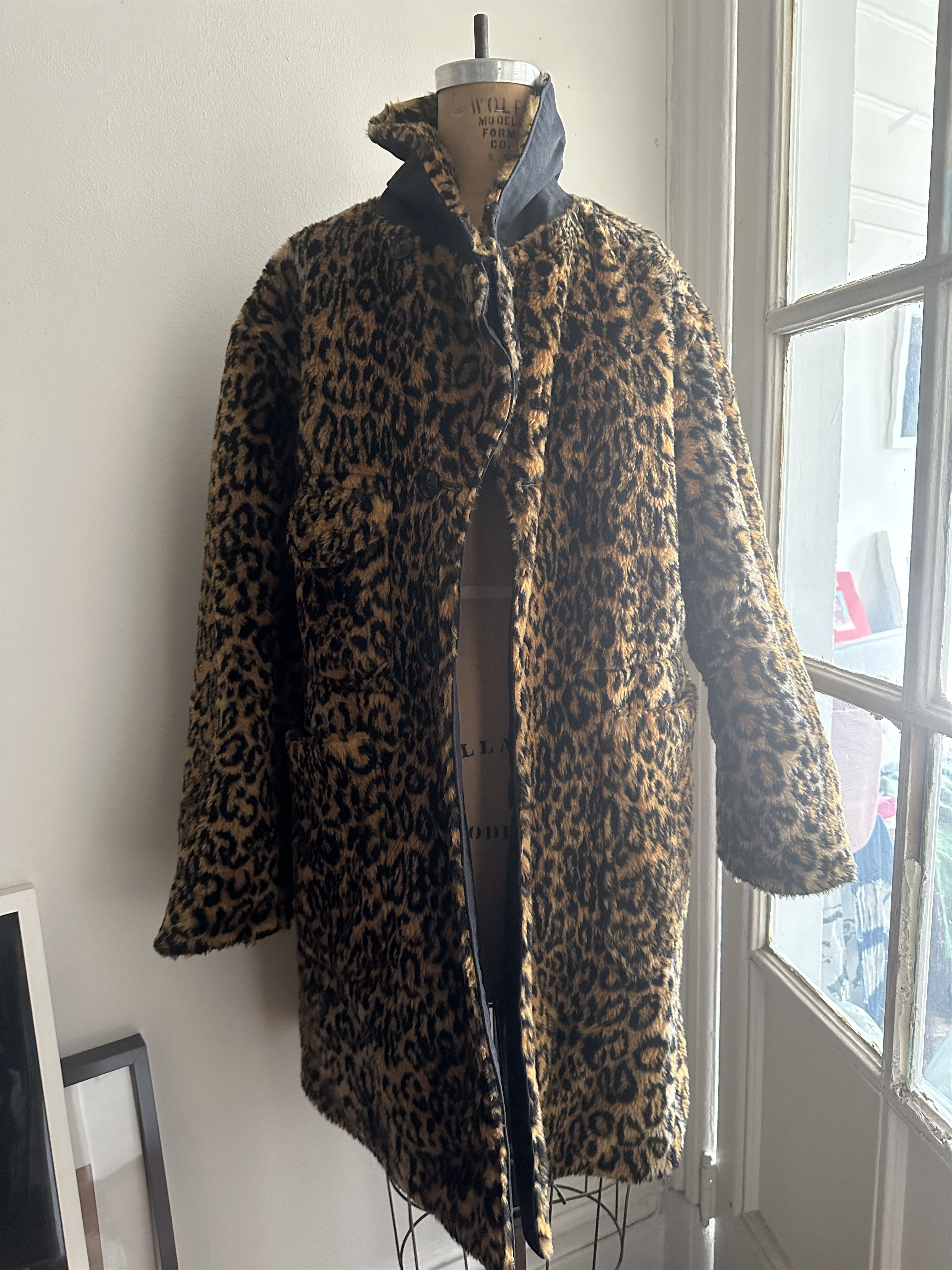 Engineered Garments Engineered Garments Reversible Leopard Print Coat Size US M / EU 48-50 / 2 - 2 Thumbnail
