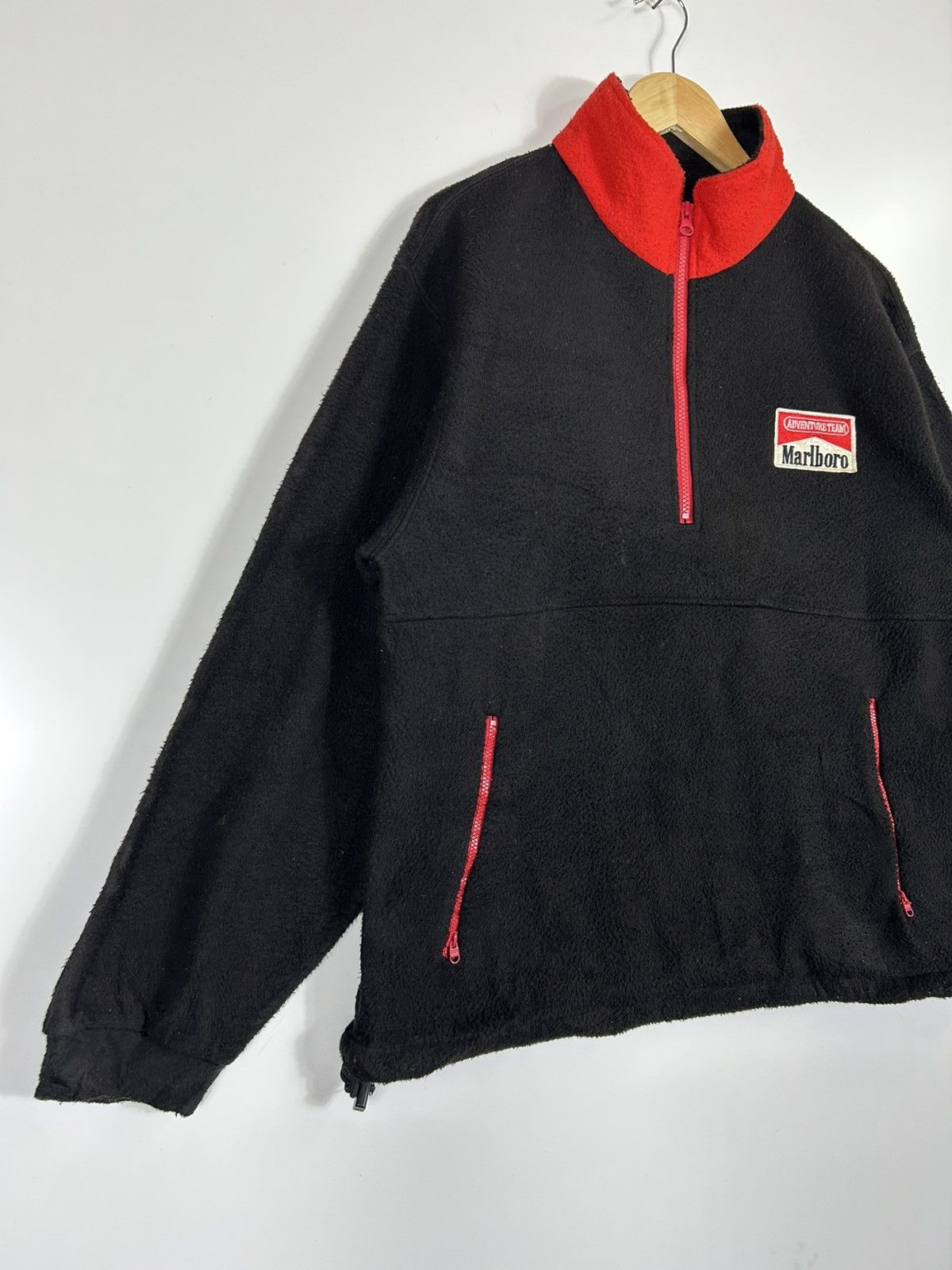 Marlboro Adventure Team ⚡️Vintage Marlboro Adventure Team Fleece Half Zipper Swtshirt Size US M / EU 48-50 / 2 - 2 Thumbnail