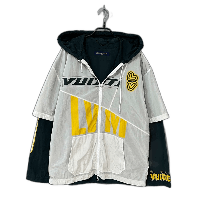 Louis Vuitton Color Block Logo Hooded Jacket-yf Size US L / EU 52-54 / 3 - 1 Thumbnail