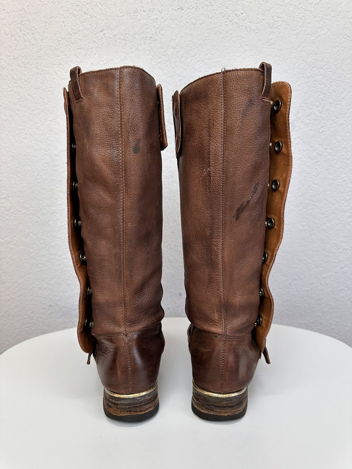A.S.98 Vintage AS 98 Leather Hight Boots Ankle Rick Owens Style GOA Size US 8 / IT 38 - 5 Thumbnail