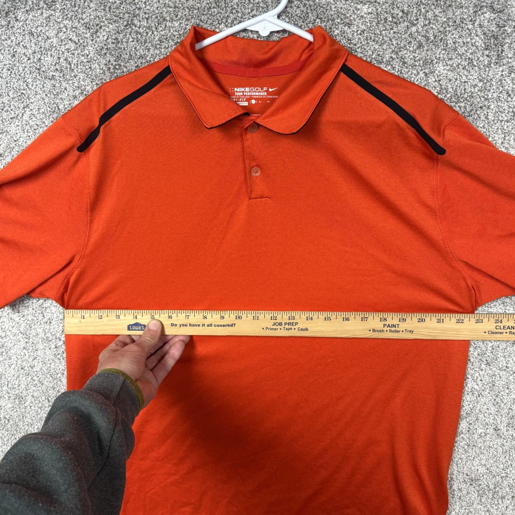 Nike Nike Golf Polo Shirt Mens XL Orange Tour Performance Dri-Fit Short Sleeve Golf Size US XL / EU 56 / 4 - 4 Thumbnail