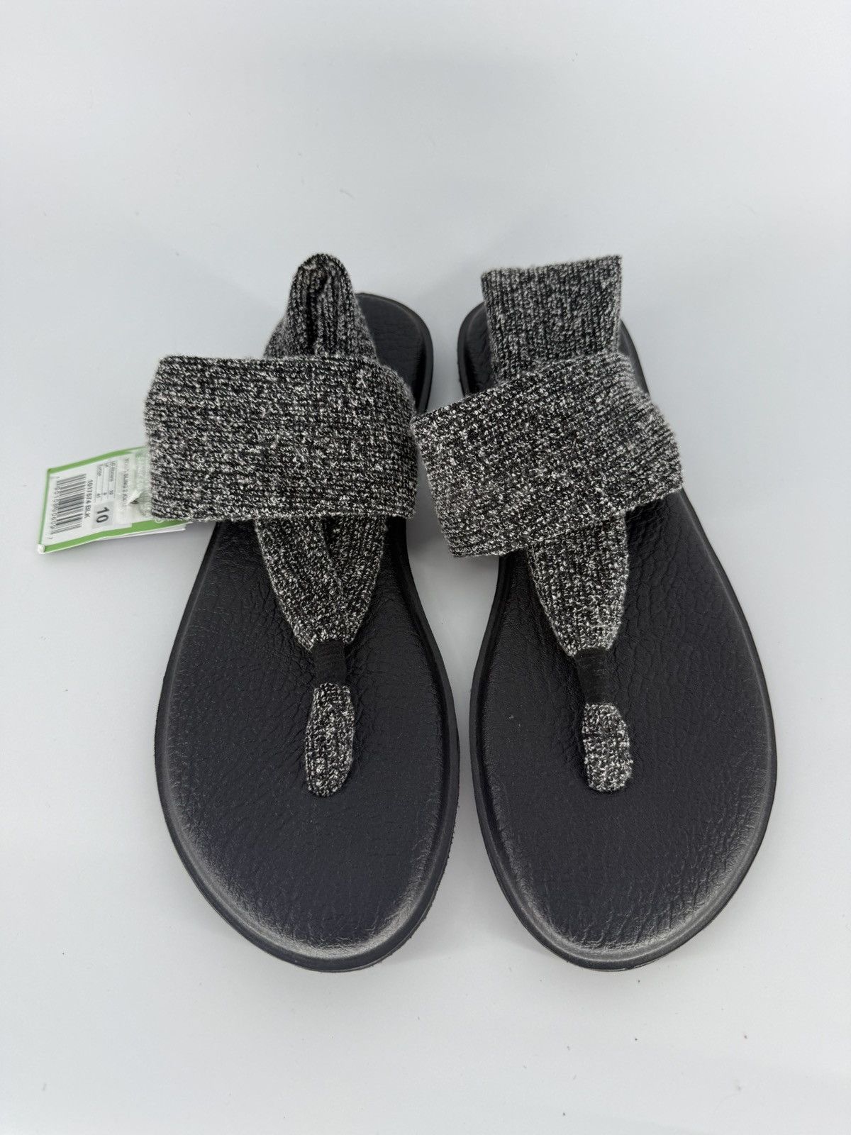 Sanuk Sanuk Yoga Sling Knitster Sandals Flip Flops Black Size 10 Size US 10 / IT 40 - 1 Thumbnail
