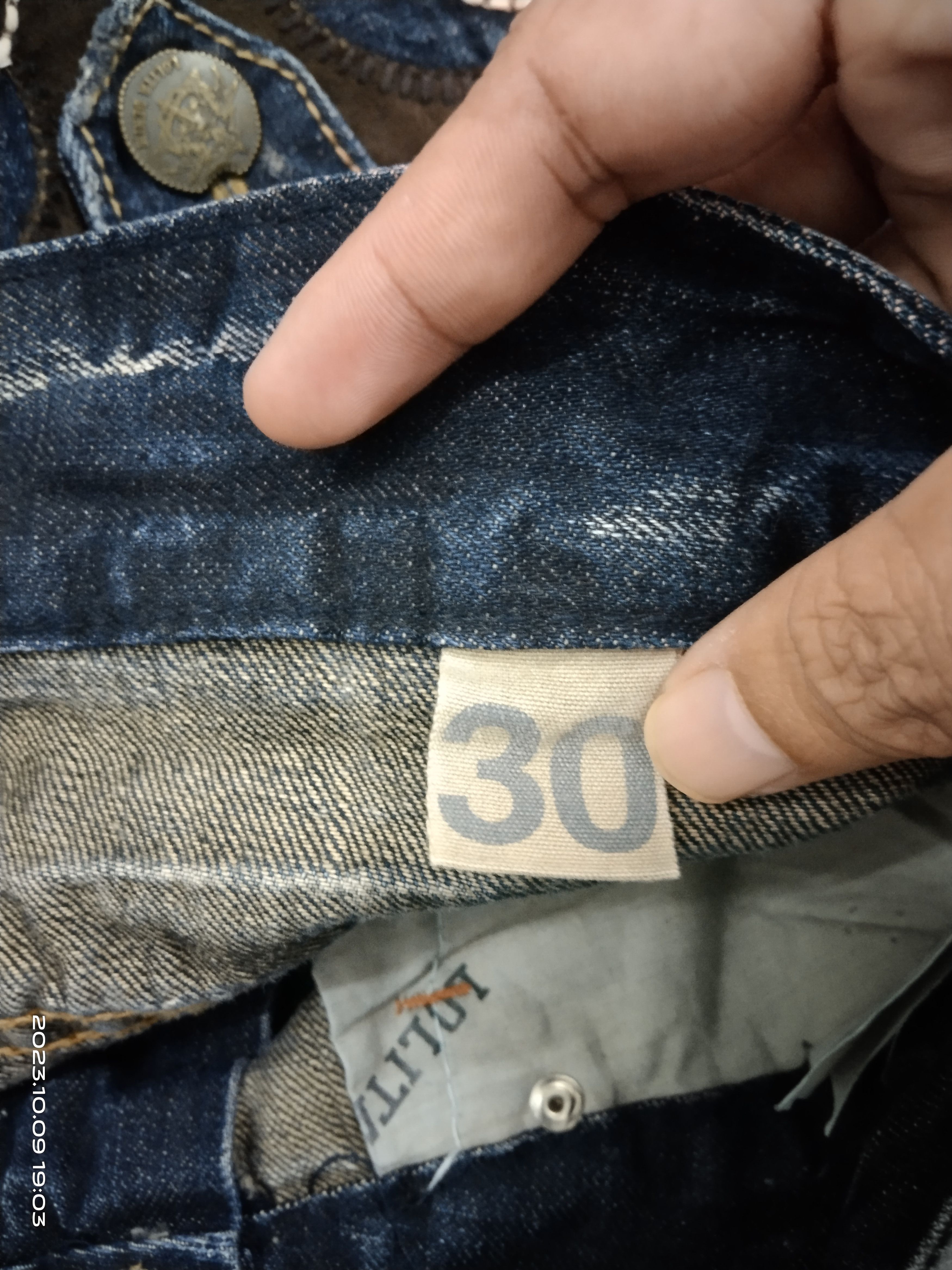 Japanese Brand FLARE SICK LOLITA DENIM PANTS Size US 30 / EU 46 - 7 Thumbnail