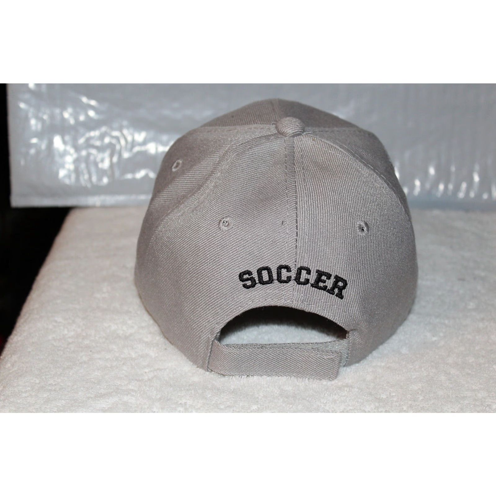 Vintage VINTAGE Mexico Soccer Ball Baseball Cap Men Adjustable Gray Sports Outdoor 90s Size ONE SIZE - 3 Thumbnail