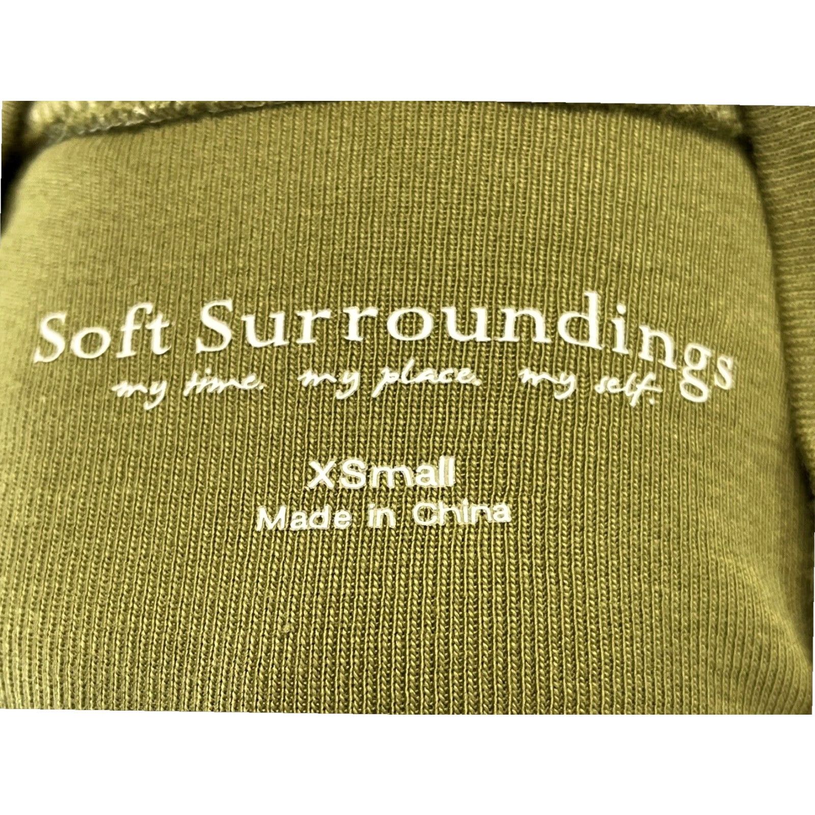 Soft Surroundings Soft Surroundings Women's Green Long Sleeve Cardigan Sweater with Pockets, XS Size XS / US 0-2 / IT 36-38 - 7 Thumbnail