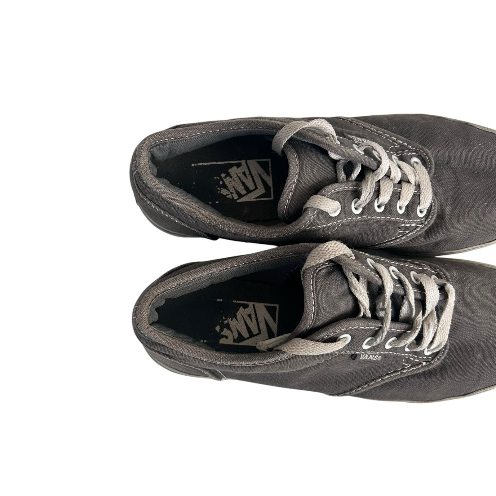 Vans Vans Gray Low Top Sneakers Sz 6 Size US 6 / IT 36 - 3 Thumbnail