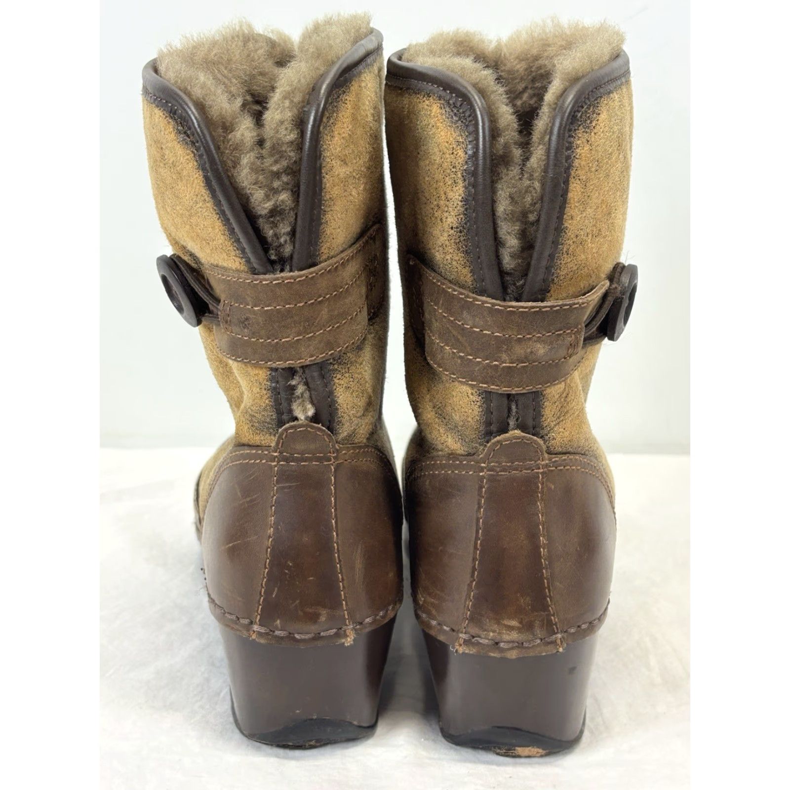 Dansko DANSKO Stormy Brown Leather Sheepskin Winter Boot Women’s Size 6 EU 39 Size US 6 / IT 36 - 4 Thumbnail