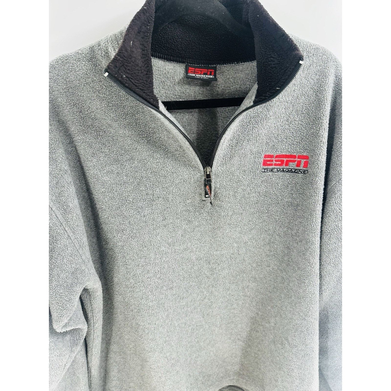 NBA Vintage Y2K ESPN SportsCenter Quarter Zip Sweatshirt Mens XL Size US XL / EU 56 / 4 - 7 Thumbnail