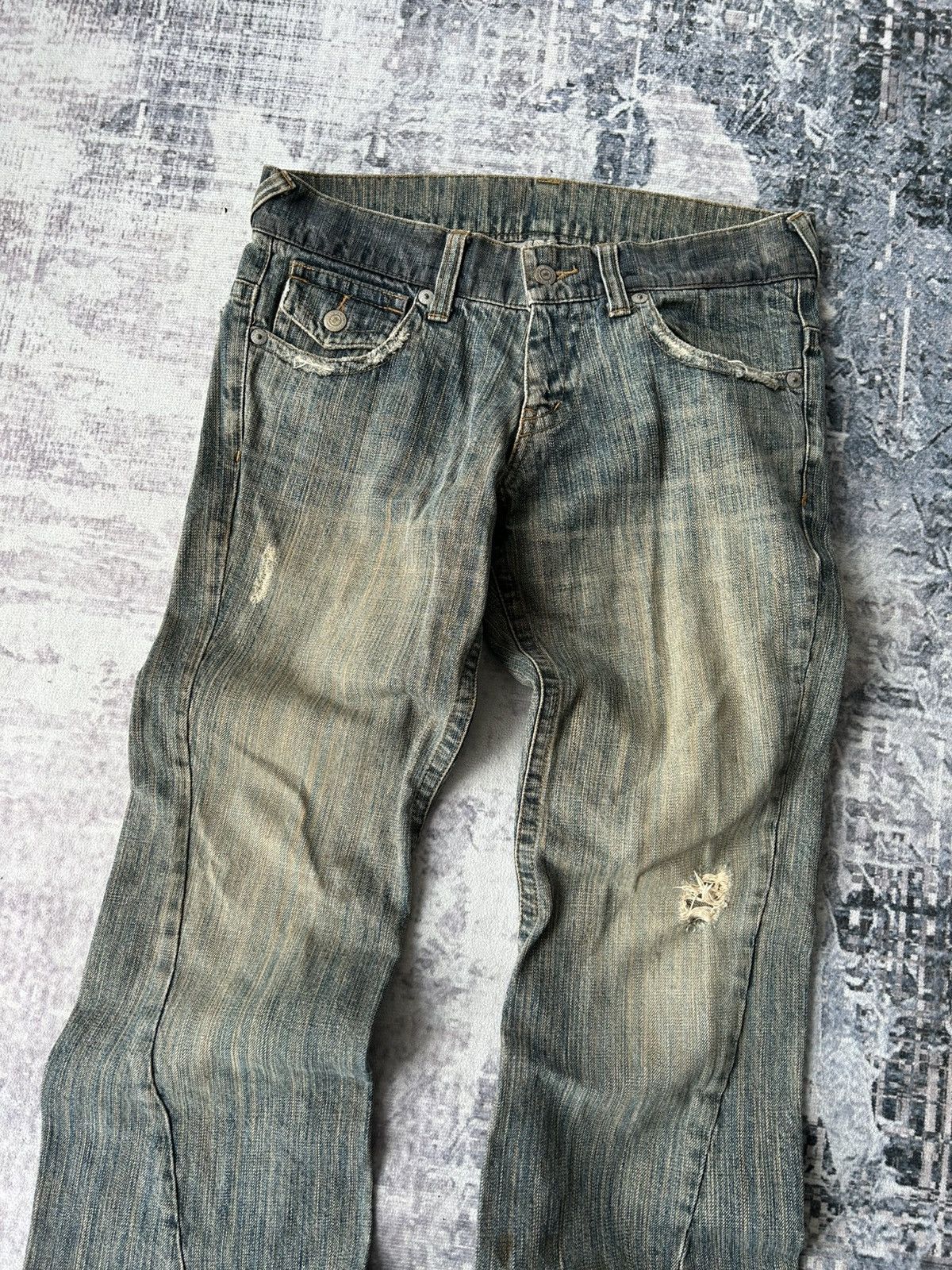 パンツ Tornado Mart Fringe Studded Flared Denim パンツ Tornado Mart Fringe Studded Flared Denim パンツ Tornado