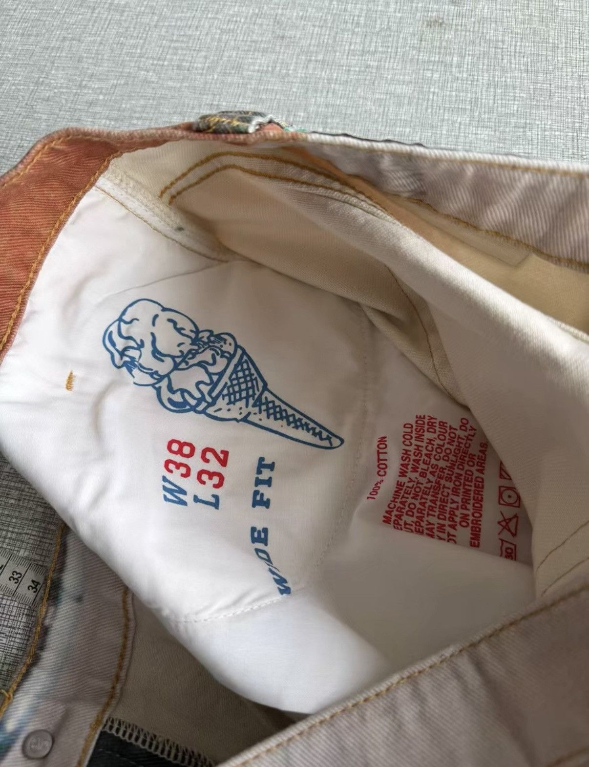 Billionaire Boys Club BBC ICECREAM Collaboration Denim Jacket & Pants Set Size US M / EU 48-50 / 2 - 7 Thumbnail