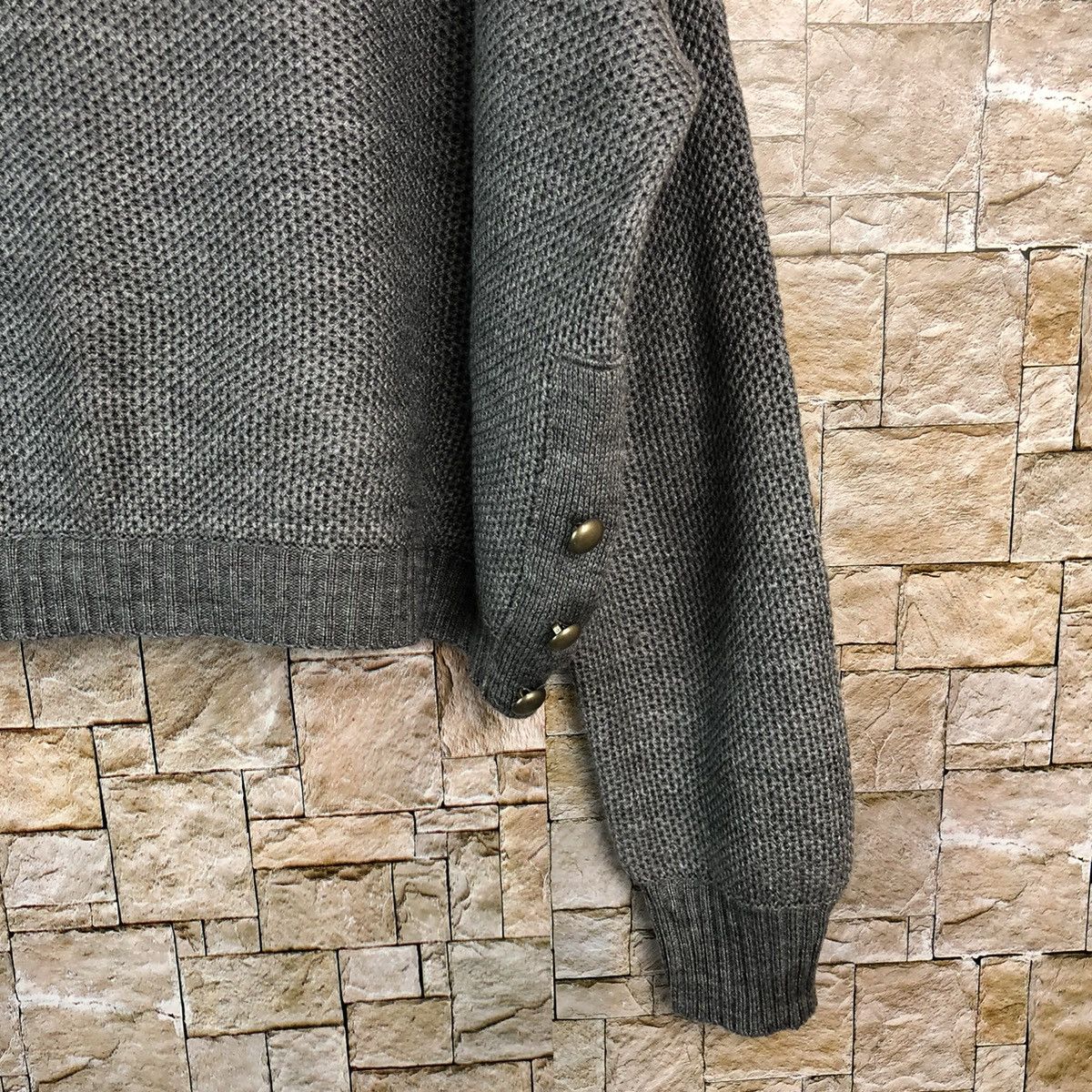 Homespun Knitwear × Japanese Brand Civilse Grey streetwear Knitwear #A1203 Size S / US 4 / IT 40 - 8 Thumbnail