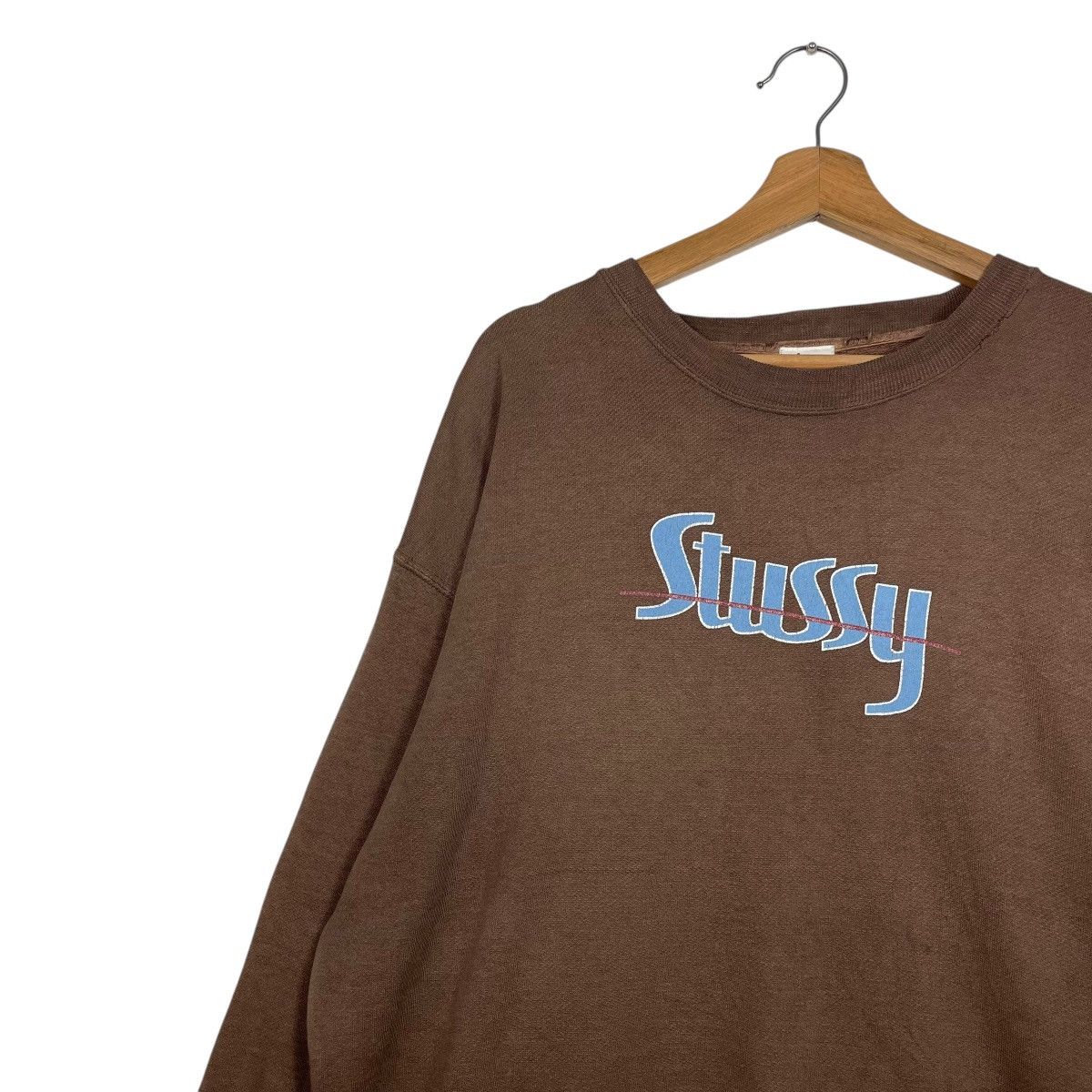 Stussy Vintage Stussy Big Logo Crewneck Sweatshirt Size US XL / EU 56 / 4 - 6 Thumbnail