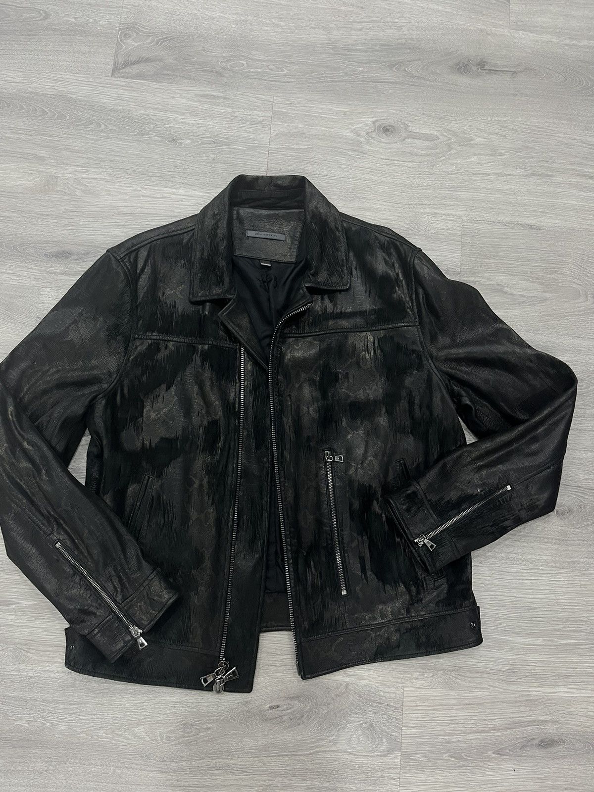 John Varvatos Sheep skin slim fit Moto jacket. 52 Size US L / EU 52-54 / 3 - 17 Thumbnail