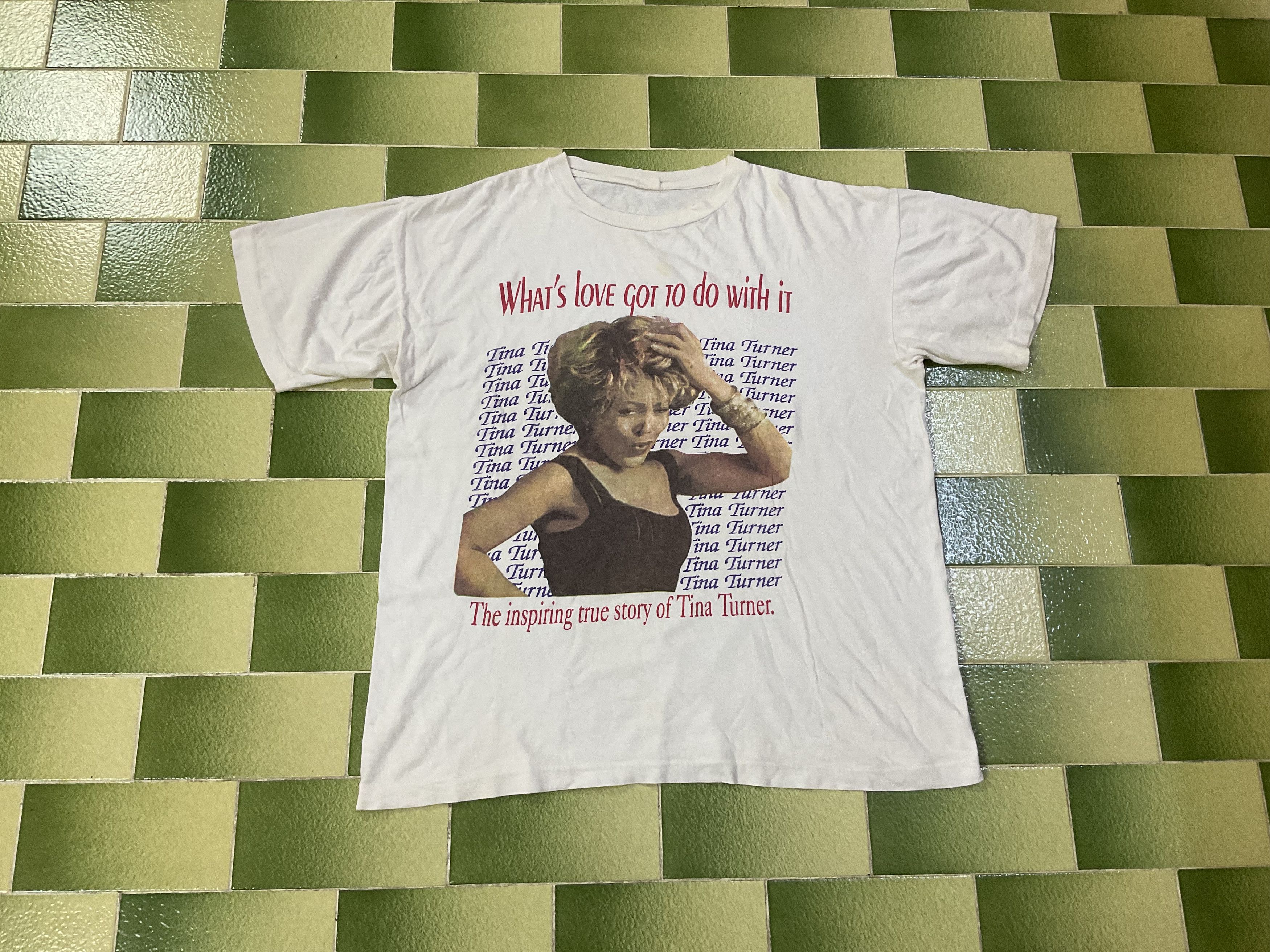 Vintage 90s Tina Turner Whats Love Got to do With It T-Shirt