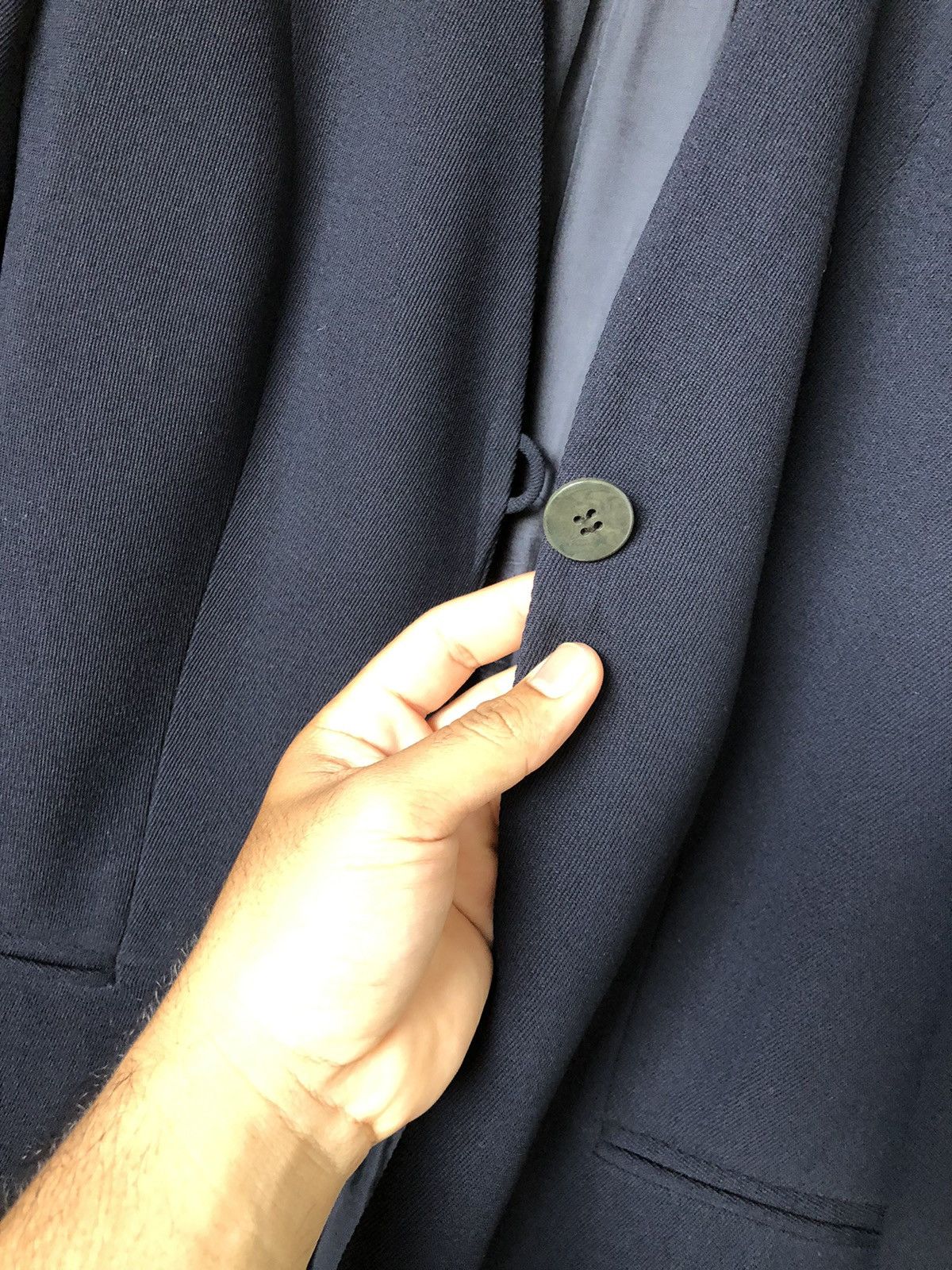 Giorgio Armani Giorgio Armani Single Breasted Blazer Jacket Blue Size XS / US 0-2 / IT 36-38 - 12 Thumbnail