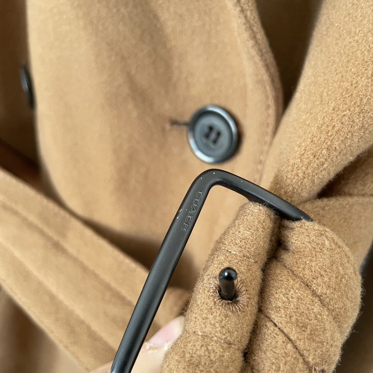 Coach Women’s Coach Wool Double-breasted Coat Trench size S Size S / US 4 / IT 40 - 12 Thumbnail