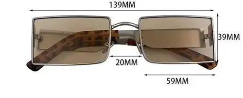 Other Vintage square frame sunglasses Size ONE SIZE - 4 Thumbnail