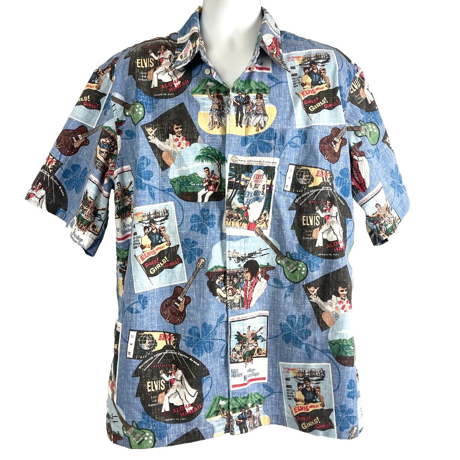 Reyn Spooner Reyn Spooner Elvis Presley Mens Hawaiian Shirt size XL/2XL F Size US XXL / EU 58 / 5 - 4 Thumbnail