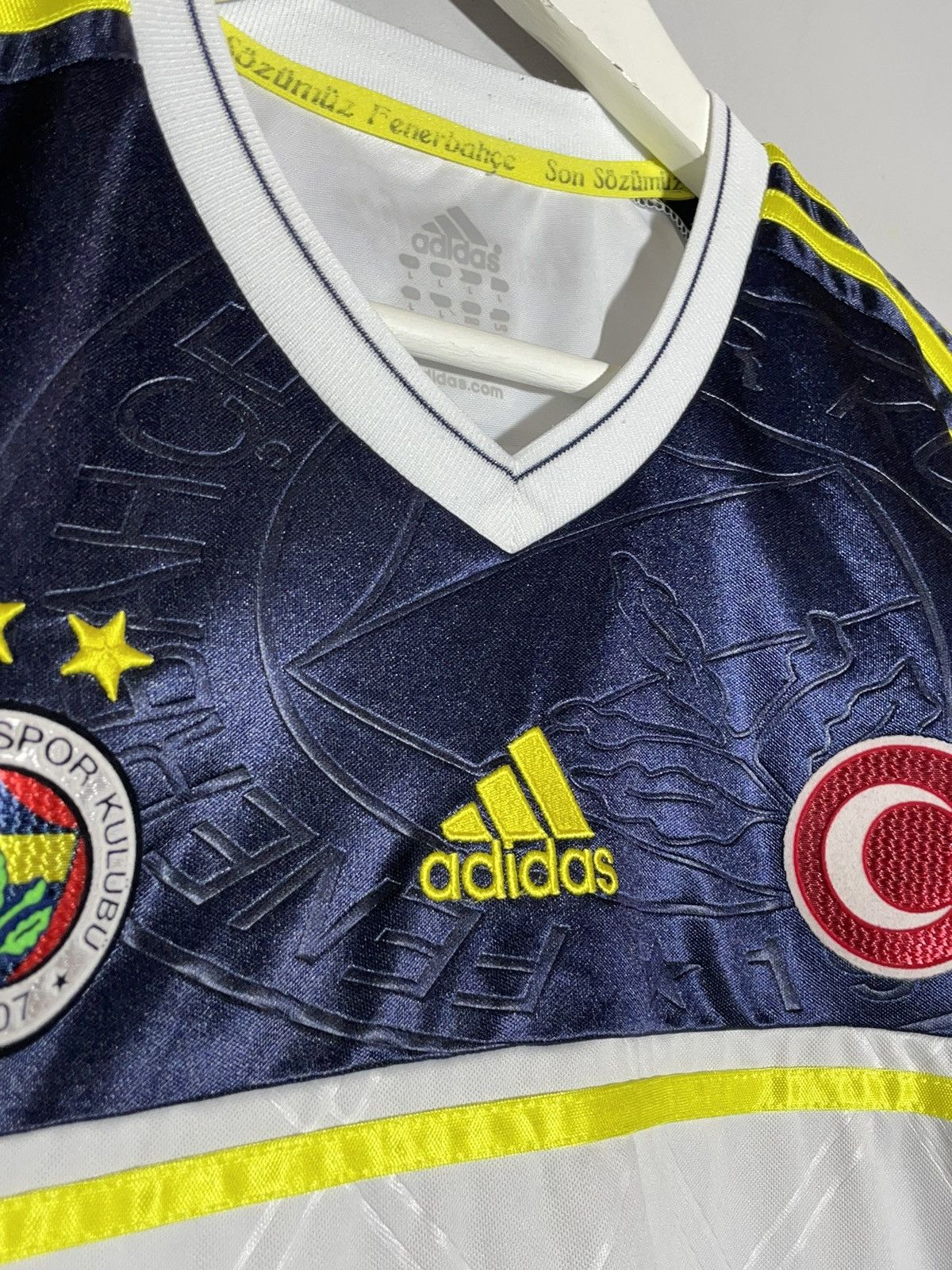Adidas Fenerbahce Adidas 2013/14 Away Y2k Streetwear Football Shirt Size US L / EU 52-54 / 3 - 7 Thumbnail