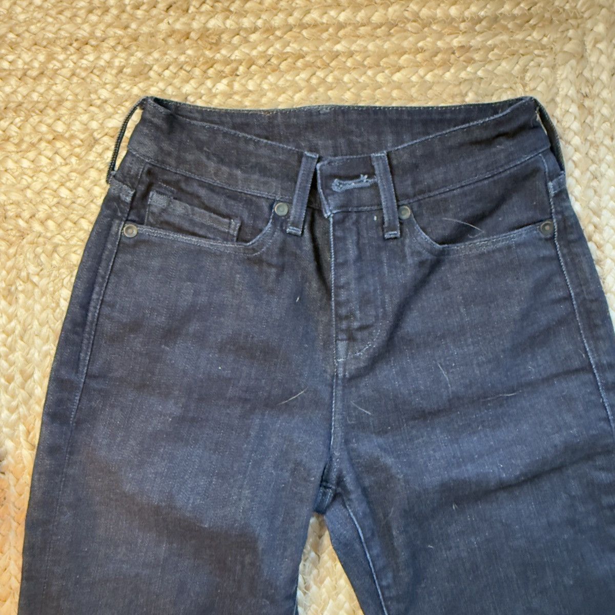 Levi's Made & Crafted Levi's Made & Crafted Sweep High Flare Jeans 24 dark blue Size 24" / US 00 / IT 34 - 8 Thumbnail