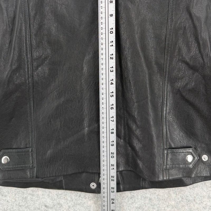 Madewell NWT Madewell Sherpa-Collar Asymmetric Zip Leather Jacket Size XL / US 12-14 / IT 48-50 - 14 Thumbnail