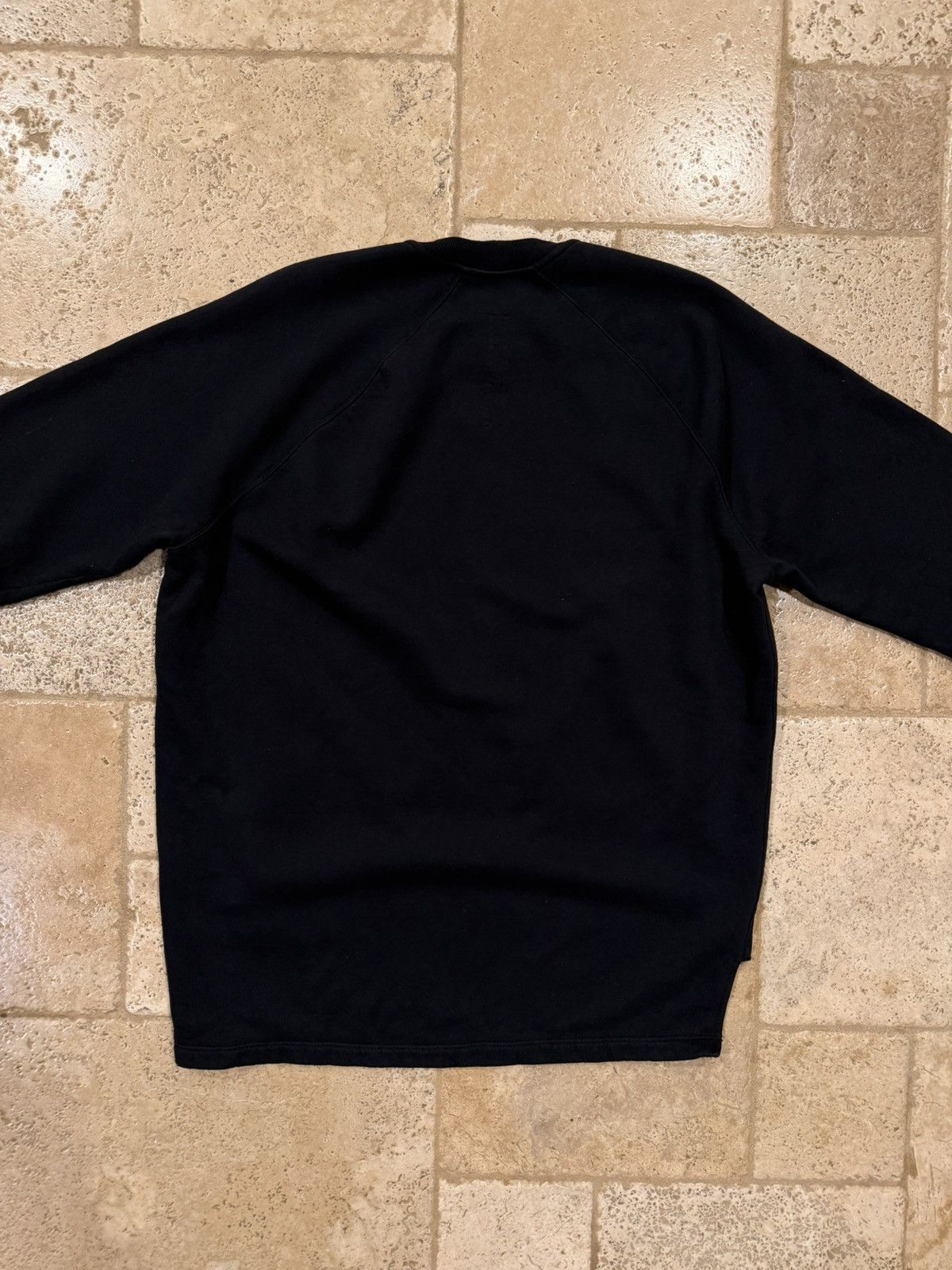 Rick Owens Drkshdw Rick Owens Drkshdw FW20 Performa Cuff Slit Black Sweatshirt Size US L / EU 52-54 / 3 - 11 Thumbnail