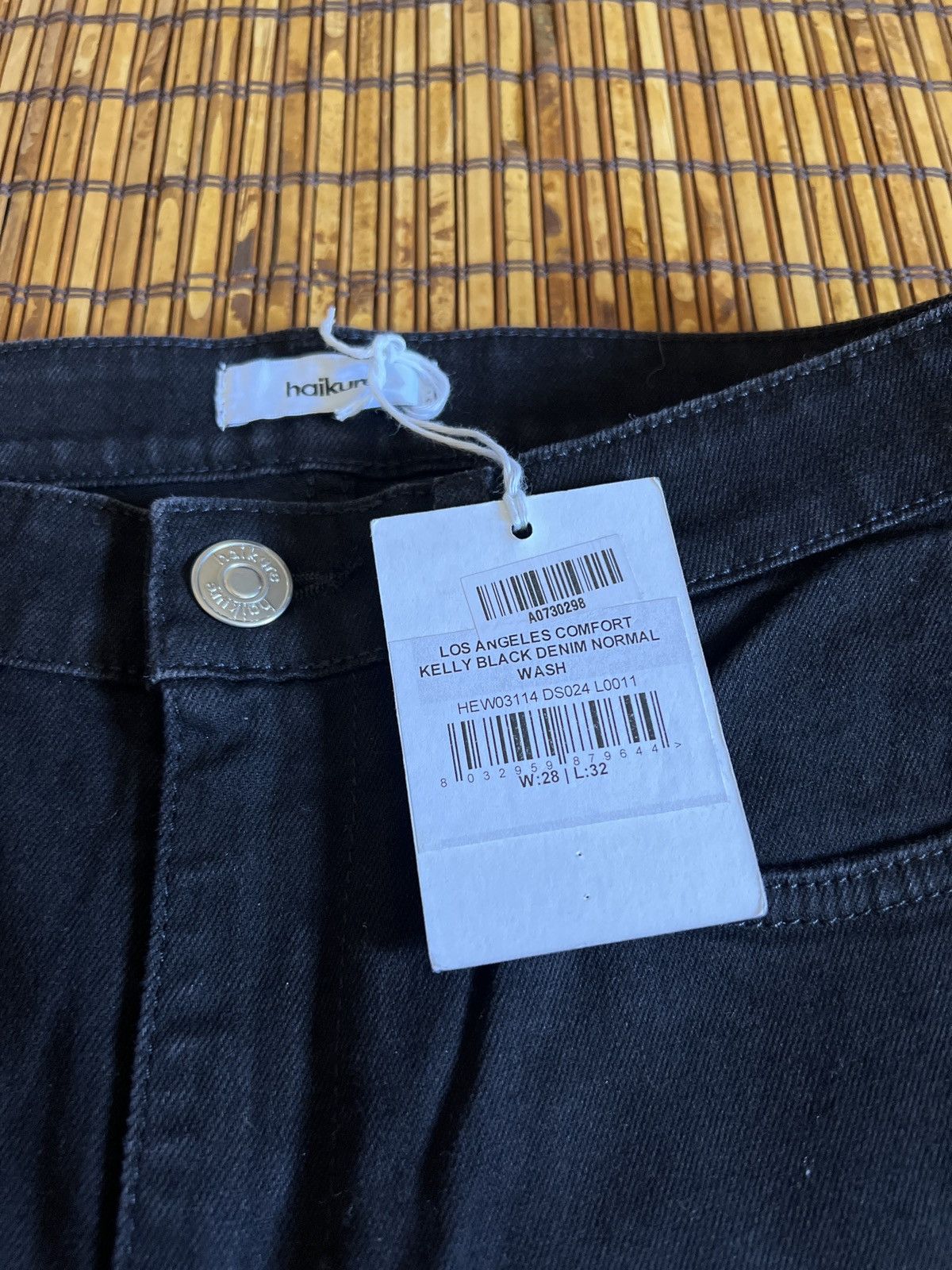 Haikure Haikure Los Angeles Comfort Kelly black denim skinny jeans Size 28" / US 6 / IT 42 - 11 Thumbnail