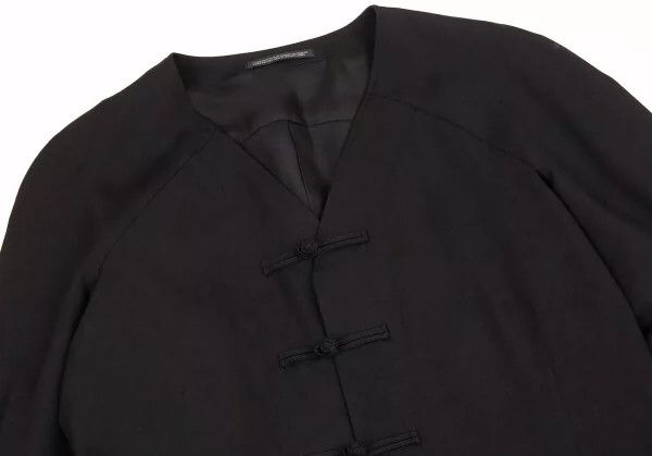 Yohji Yamamoto Yohji Yamamoto 2014 SS Chinese style buttoned collarless w Size US XL / EU 56 / 4 - 2 Thumbnail