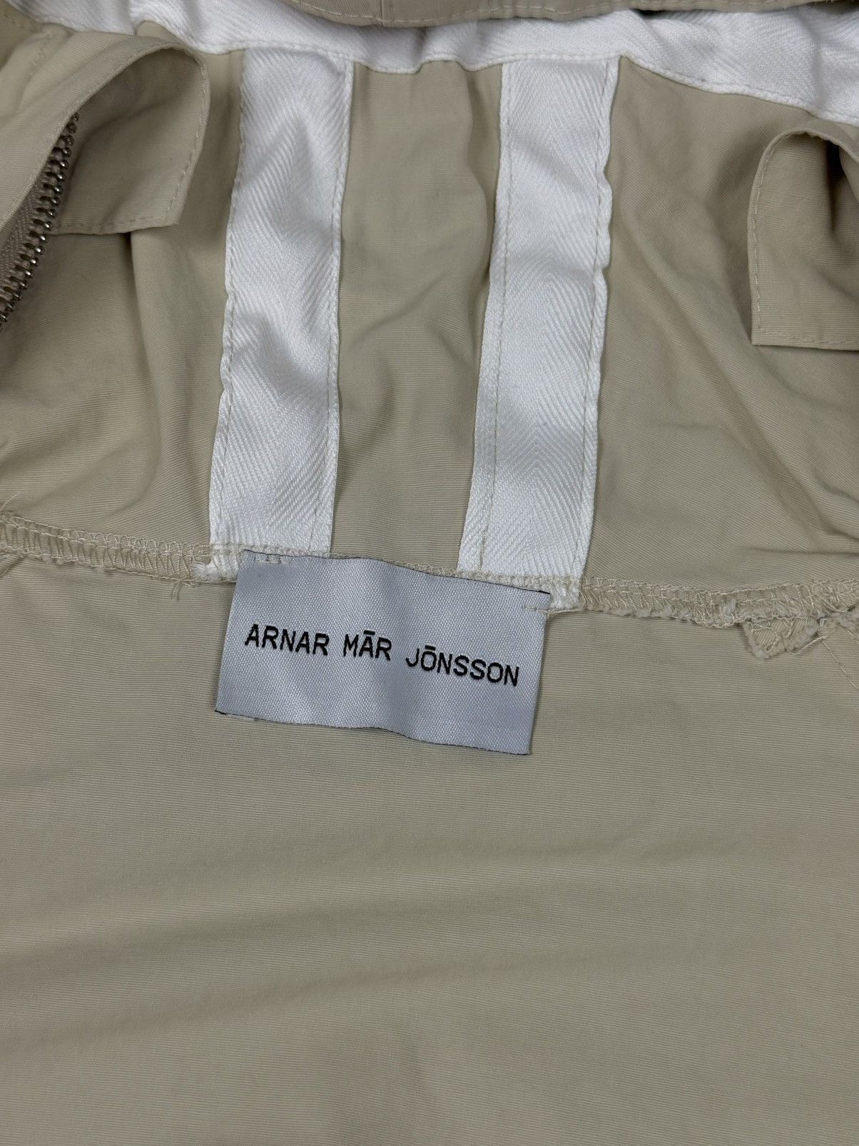 Arnar Mar Jonsson Arnar Mar Jansson Beige Zipped Anorak Jacket Size US XL / EU 56 / 4 - 15 Thumbnail