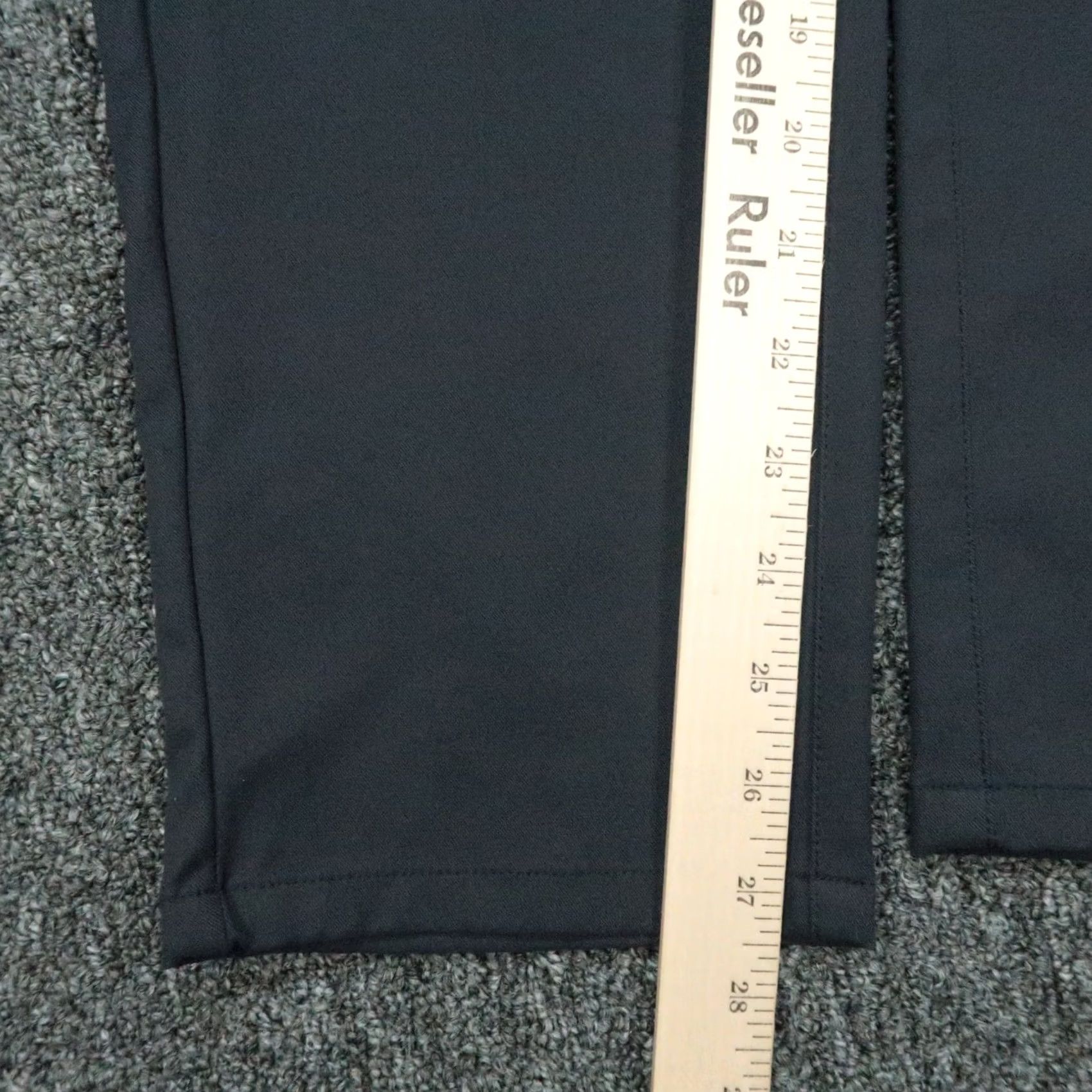 Vintage Jack Archer Pants Mens 33x28 Deep Blue Chino Travel Straight Jetsetter Trouser Size US 33 - 6 Thumbnail