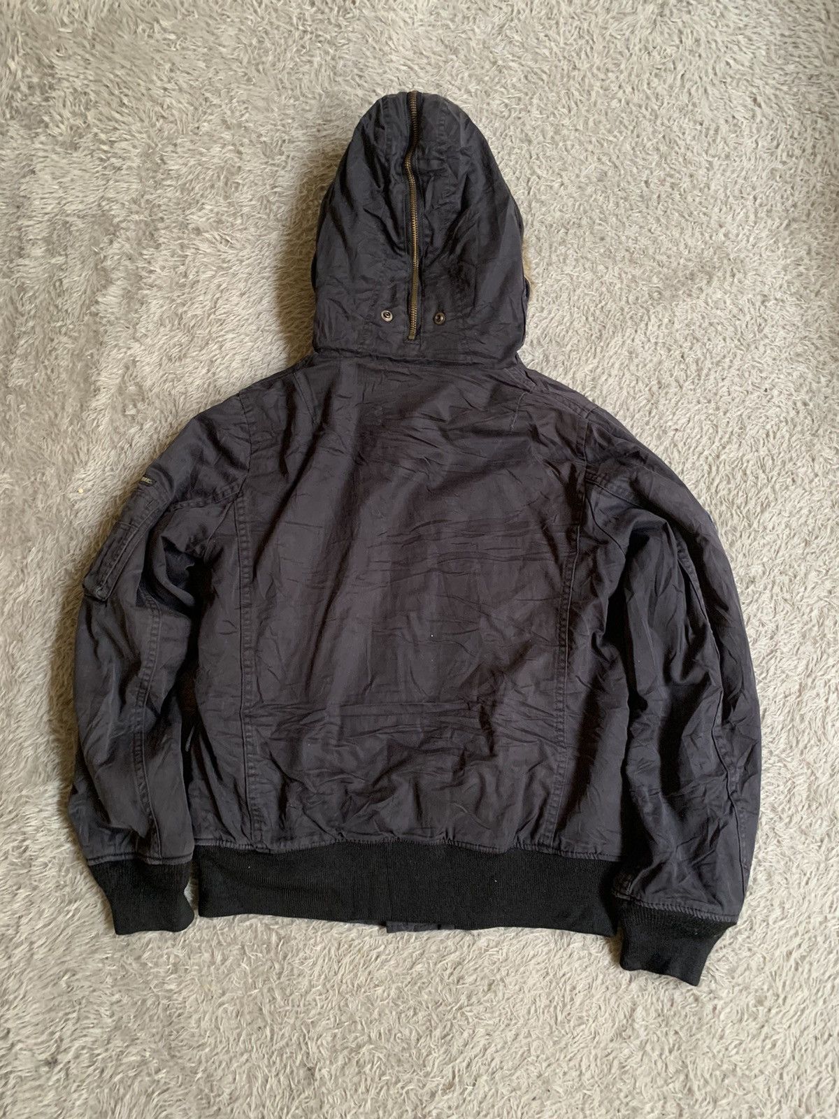 Hysteric Glamour Vintage Japanese Brand Hysteric Glamour Fur Bomber Jacket Size US M / EU 48-50 / 2 - 10 Thumbnail