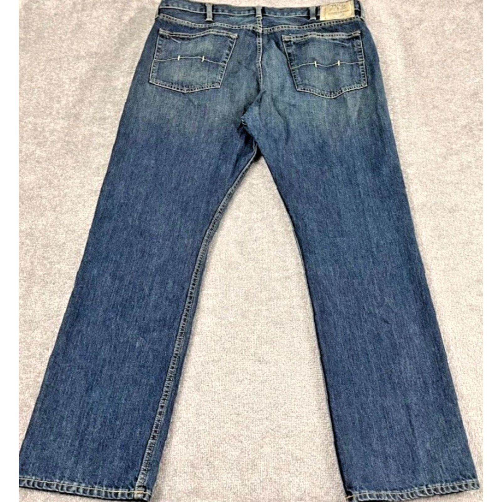 Polo Ralph Lauren POLO RALPH LAUREN Jeans Mens 38x32 Classic Fit Straight Leg Blue Denim R66SD72 Size US M / EU 48-50 / 2 - 2 Thumbnail
