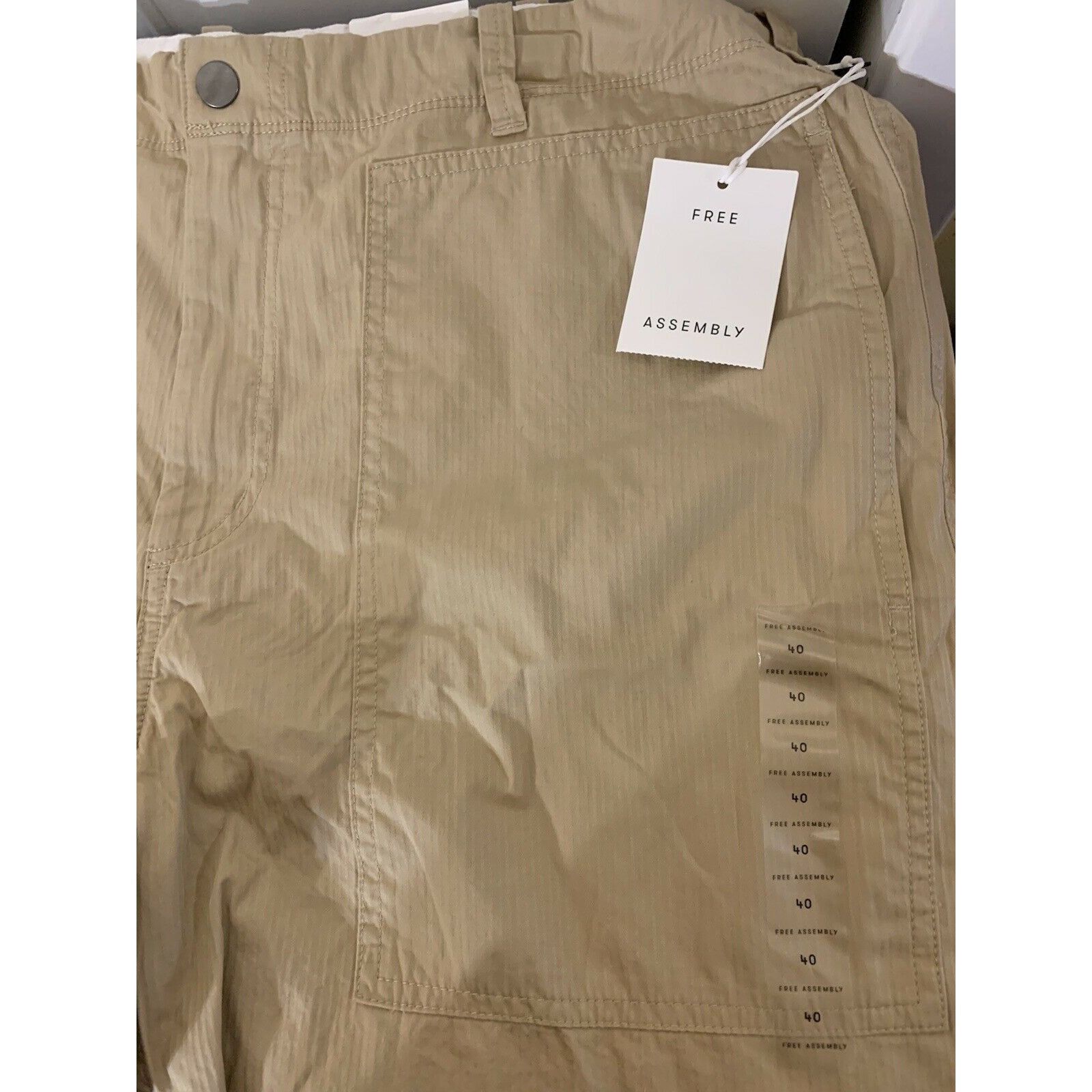 Other New Free Assembly utility pocket shorts Men’s Sz 40 brown Or Size US 40 / EU 56 - 6 Thumbnail