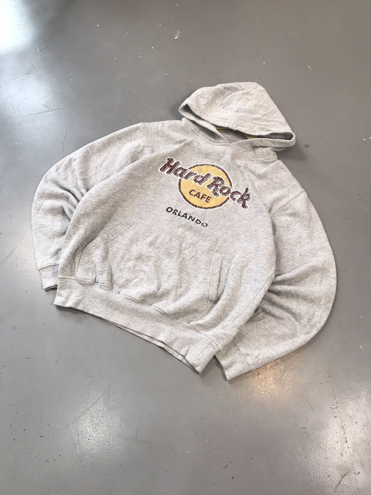 Hard Rock Cafe × Vintage Vintage 90s hardrock cafe Orlando printed hoodie Size US XS / EU 42 / 0 - 2 Thumbnail
