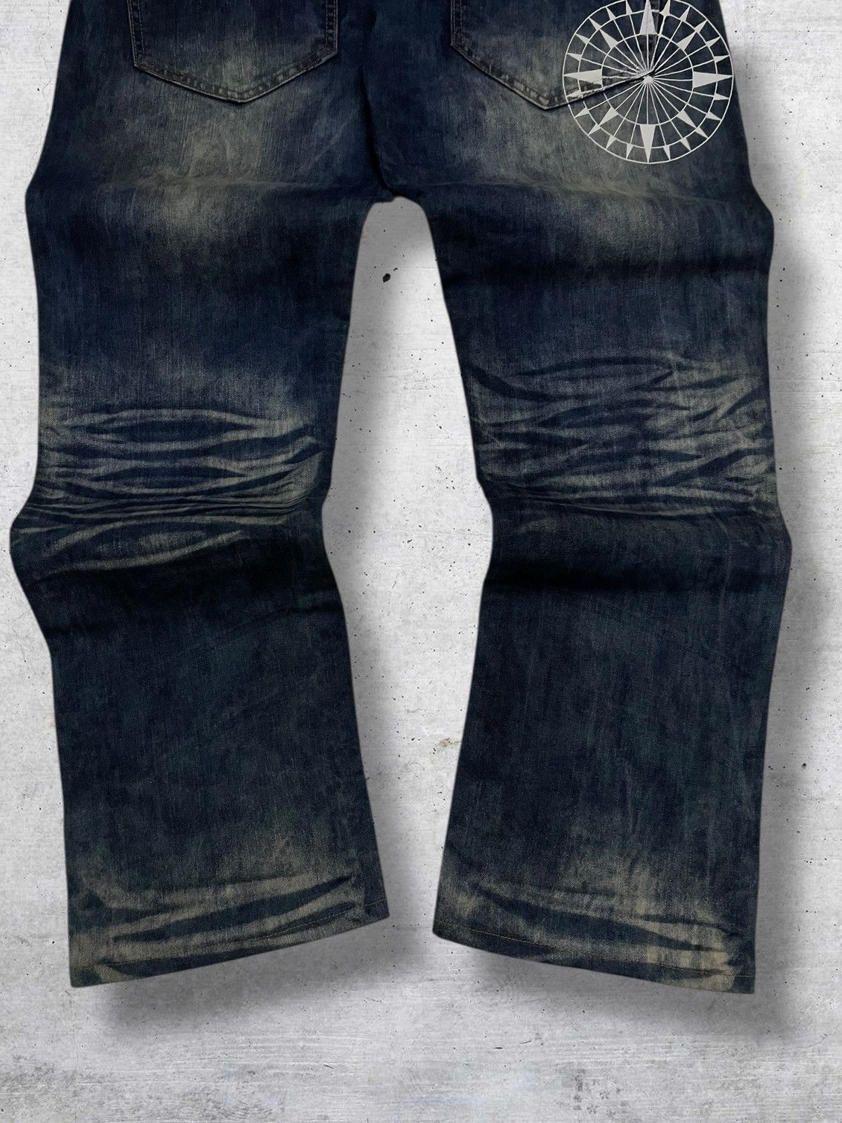 Beauty Beast VINTAGE GOD TRADITION JAPAN PRINCESS YAKUZA STEAMPUNK DENIM Size US 32 / EU 48 - 11 Thumbnail