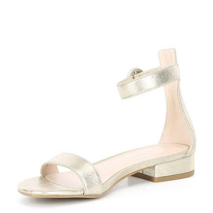 Pelle Moda Newport Sandal In Platinum Gold Grailed