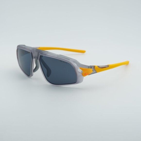 Nike NIKE FLYFREE FV2387 012 Sunglasses Grey Geometric Frame Size ONE SIZE - 10 Thumbnail