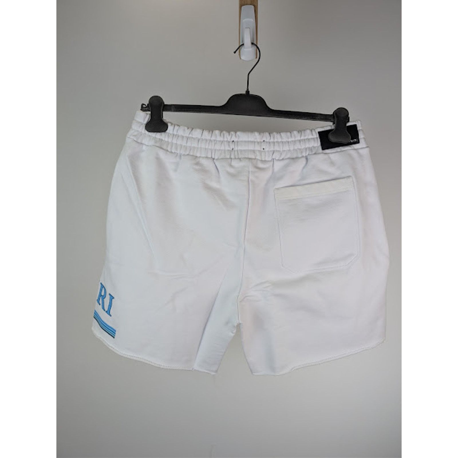 Amiri o1rshd1 MA Bar Watercolor Logo Short in White Size US 30 / EU 46 - 16 Thumbnail