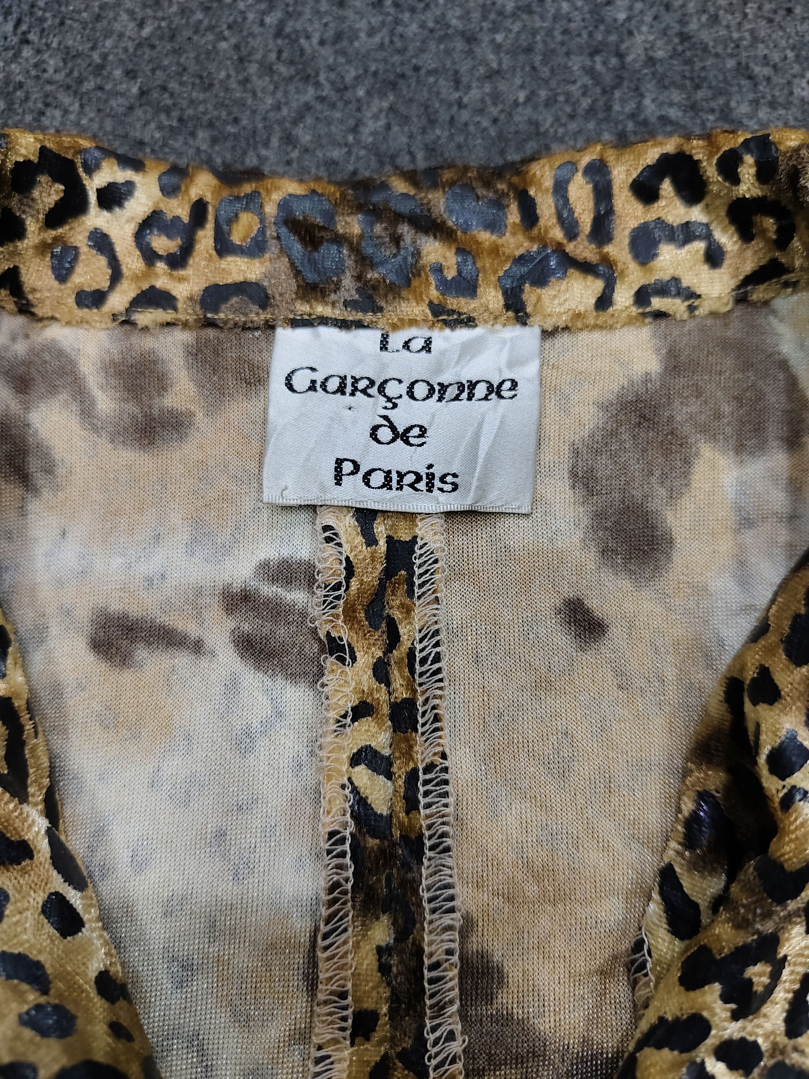 Seditionaries 90s La Garçonne de🇫🇷 Leopard Pattern Y2K Glam Rock Jacket Size S / US 4 / IT 40 - 7 Thumbnail