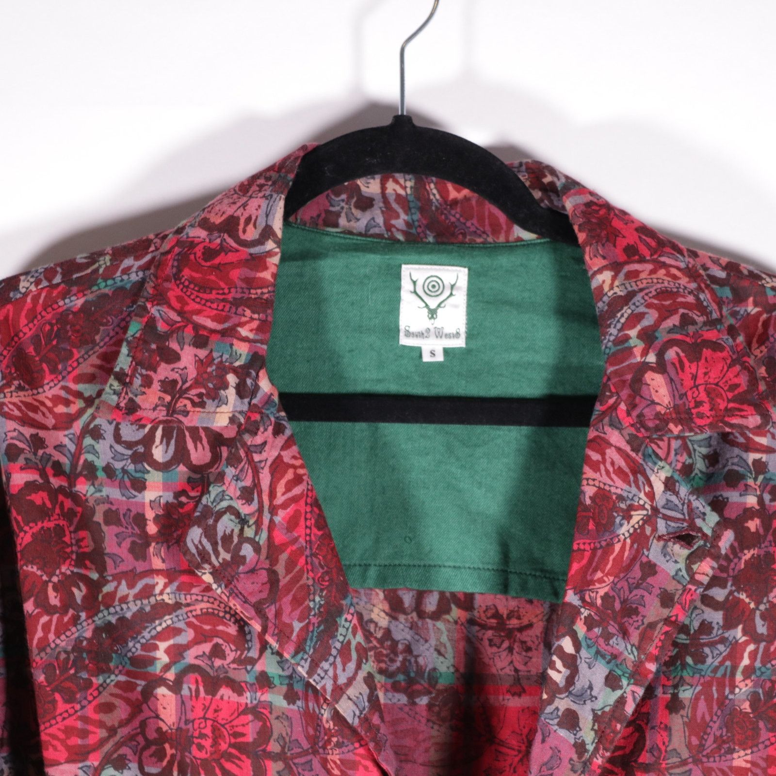 South2 West8 South2 West8 Dye Print Blazer Jacket Size Small Size 36R - 2 Thumbnail