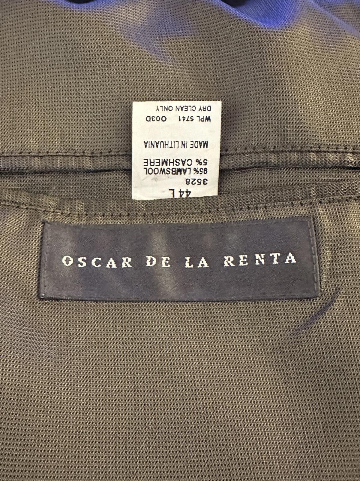 Oscar De La Renta Oscar de la Renta wool plaid single-breasted sportscoat Size 44L - 8 Thumbnail
