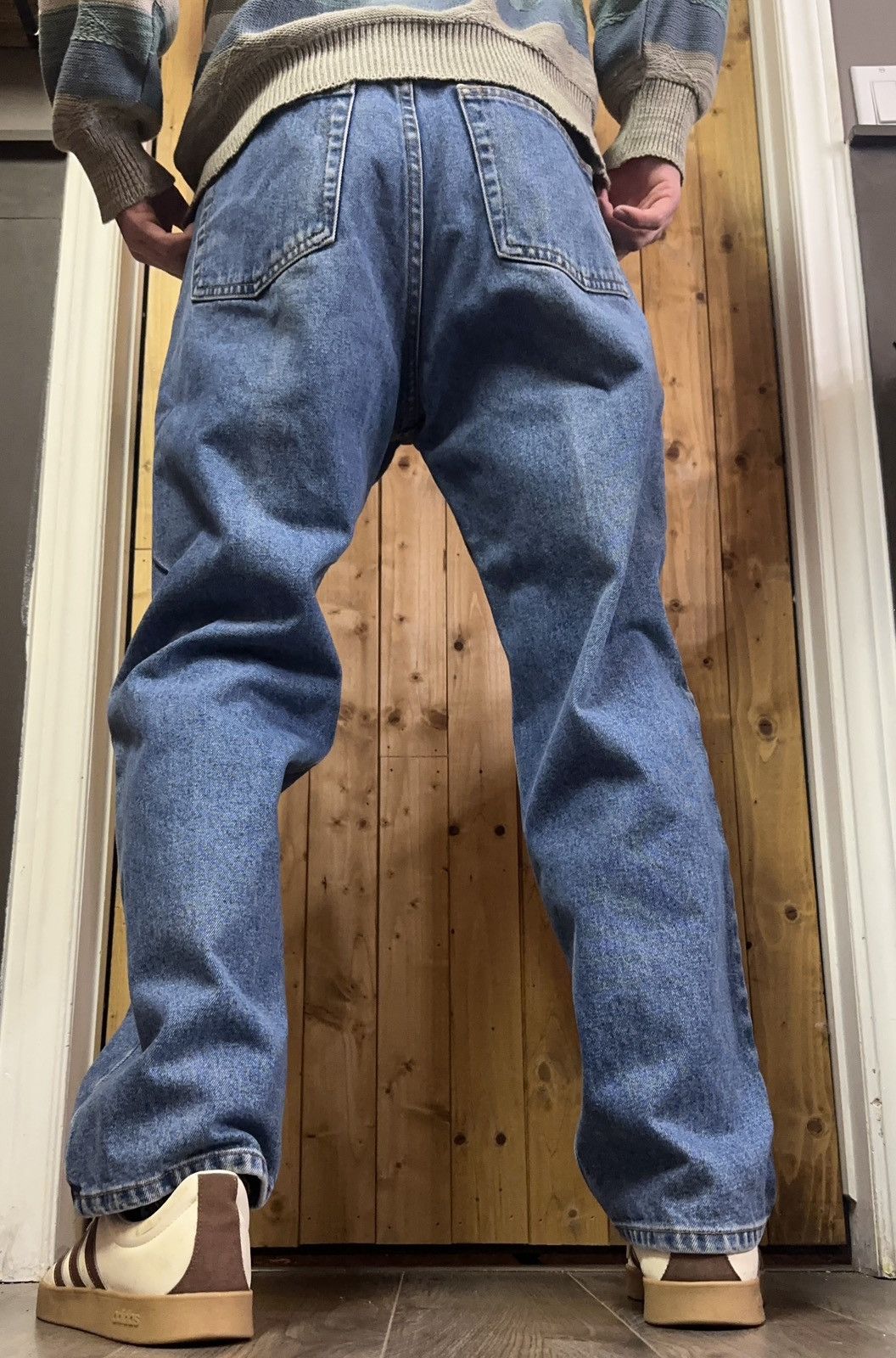 Chaps Vintage 34x30 Chaps Blue Jeans Size US 34 / EU 50 - 2 Thumbnail